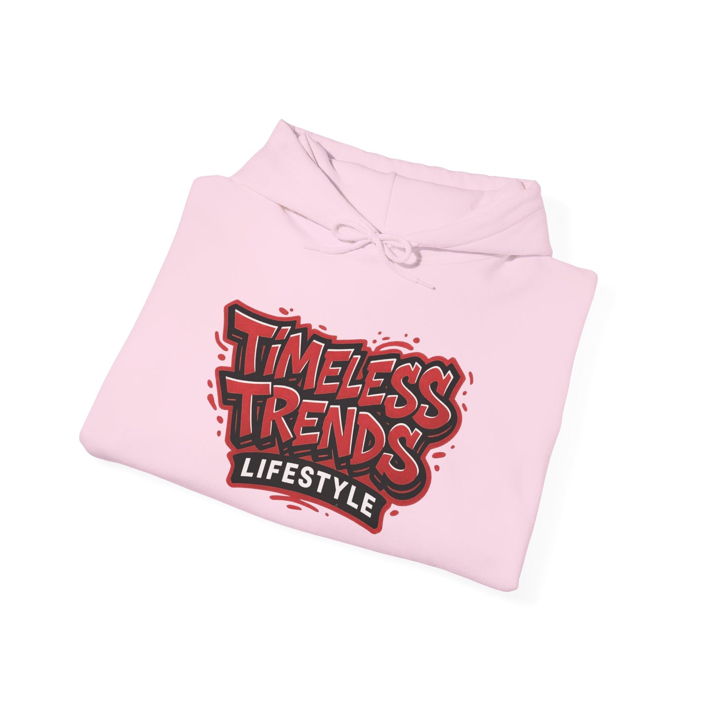 Timeless Trends Lifestyle Hoodie — Retro Streetwear Logo Pullover