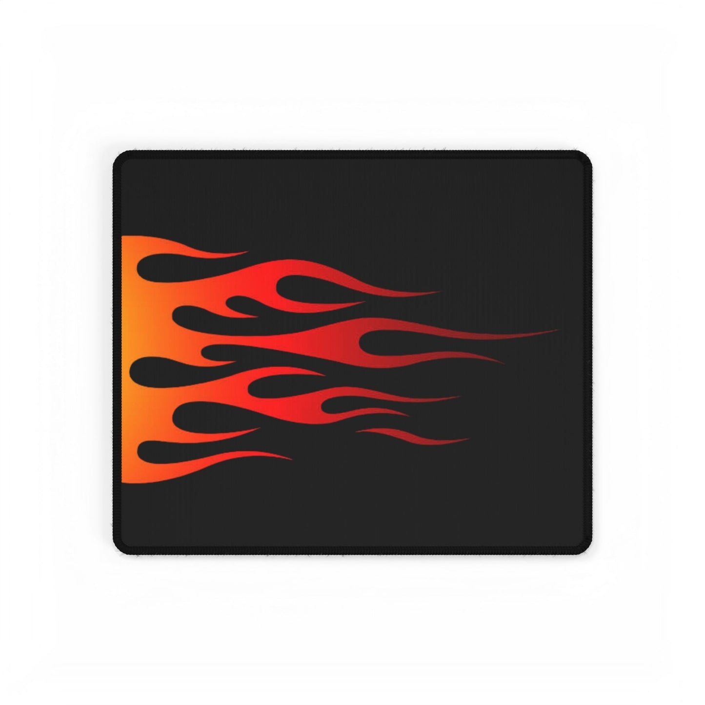 Desk Mats - Flames Design, Fire Pattern Mouse Pad, Desk Accessories, Office