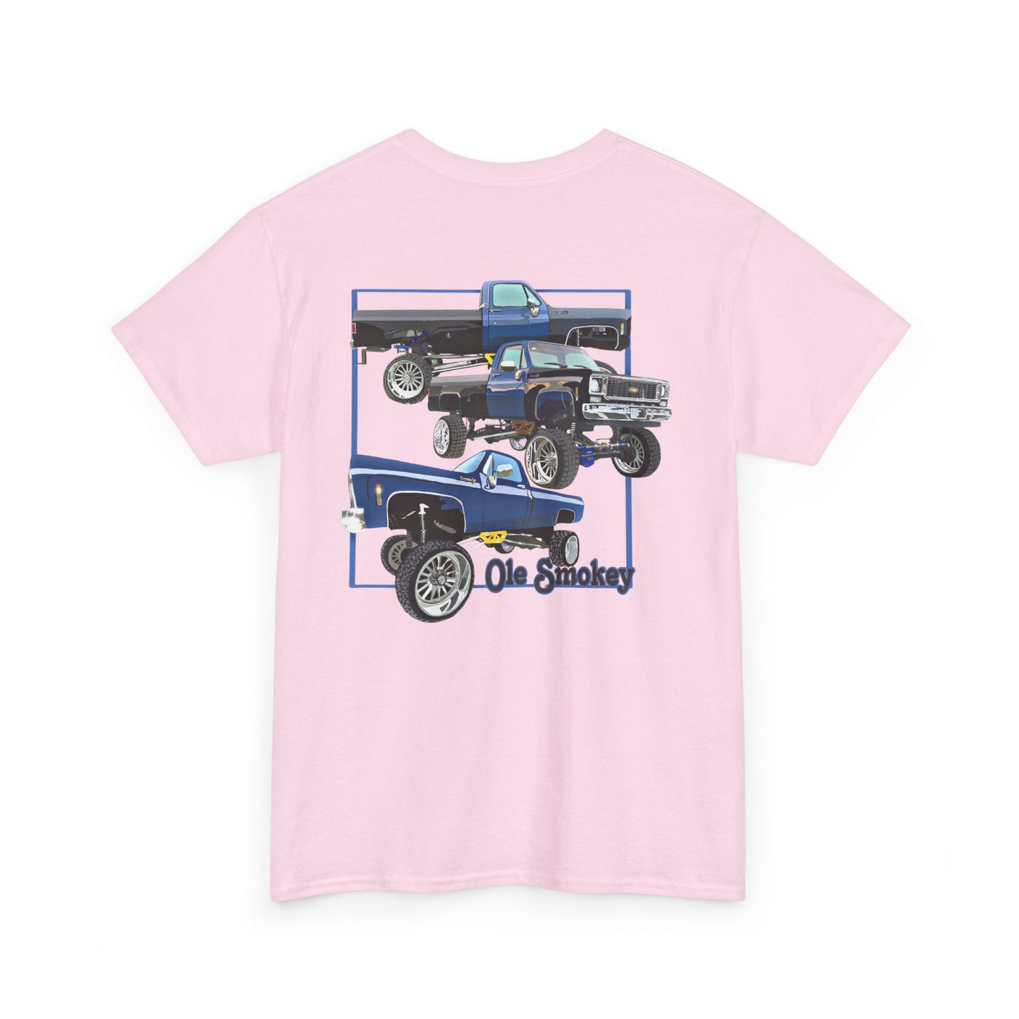 Classic Chevy Truck Tee — Vintage Blue Pickup Graphic Shirt