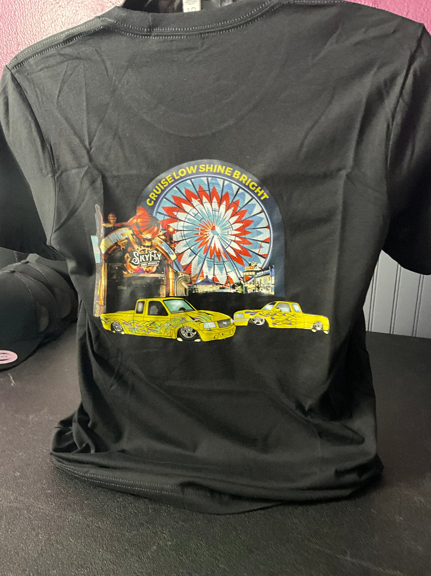 Cruise Low Shine Bright Tee – Custom Rangers x Ferris Wheel