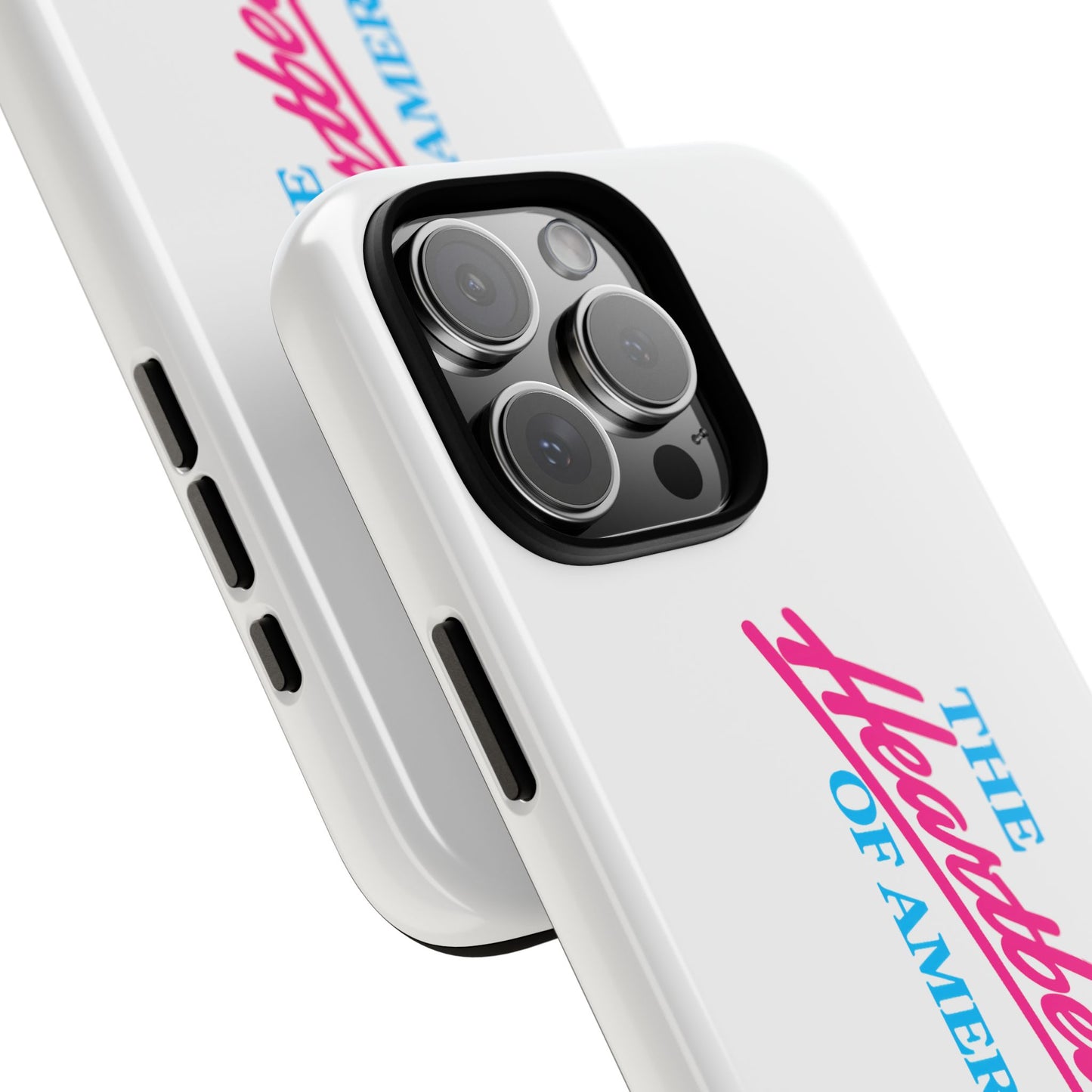 White  “The Heartbeat of America” Retro Chevy Logo, Slim Protective Cover