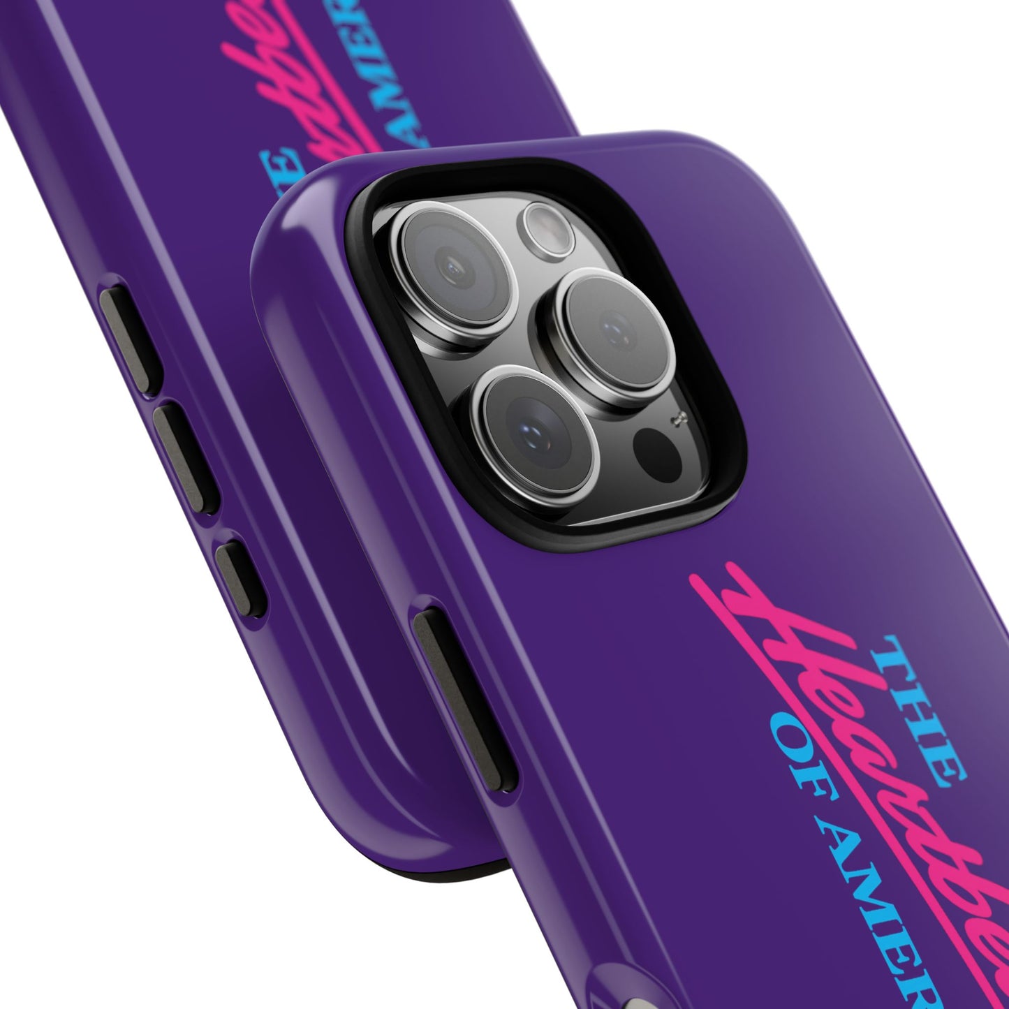 Purple  “The Heartbeat of America” Retro Chevy Logo, Slim Protective Cover
