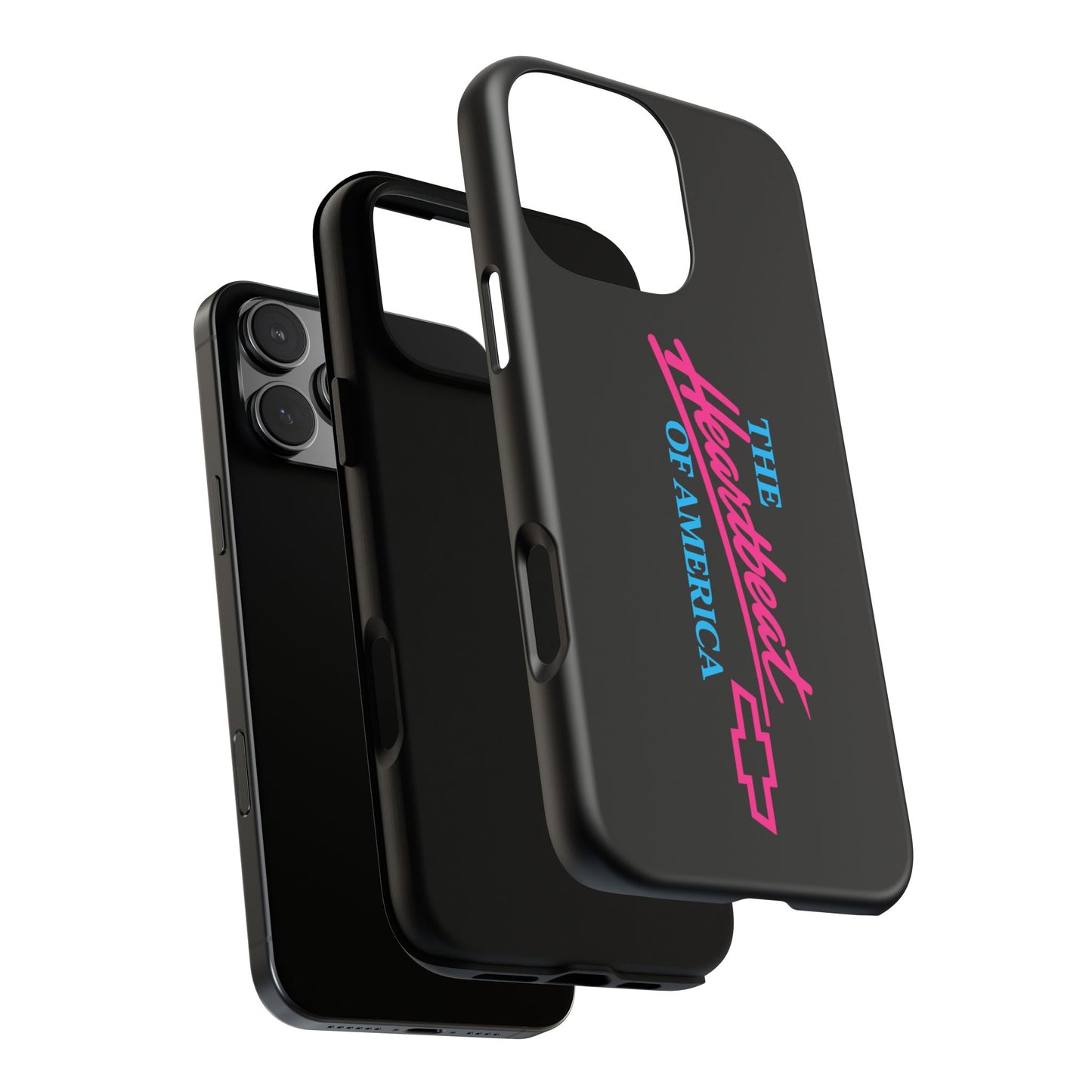 Phone Case — “The Heartbeat of America” Retro Chevy Logo, Slim Protective Cover