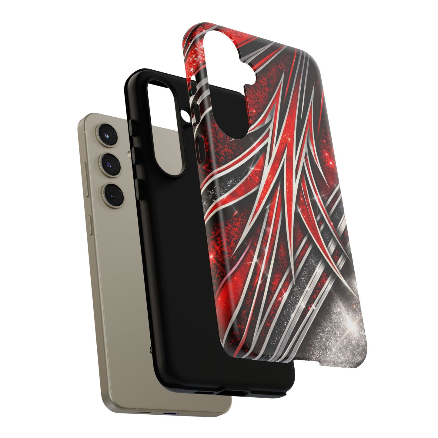 Mini Truck Inspired Pinstripe Graphic Heavy Duty Phone Case