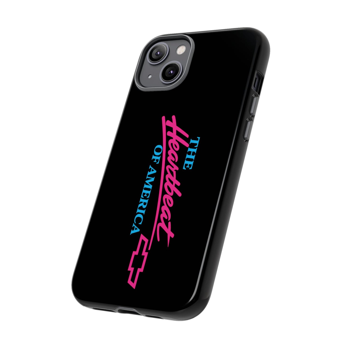 Phone Case — “The Heartbeat of America” Retro Chevy Logo, Slim Protective Cover