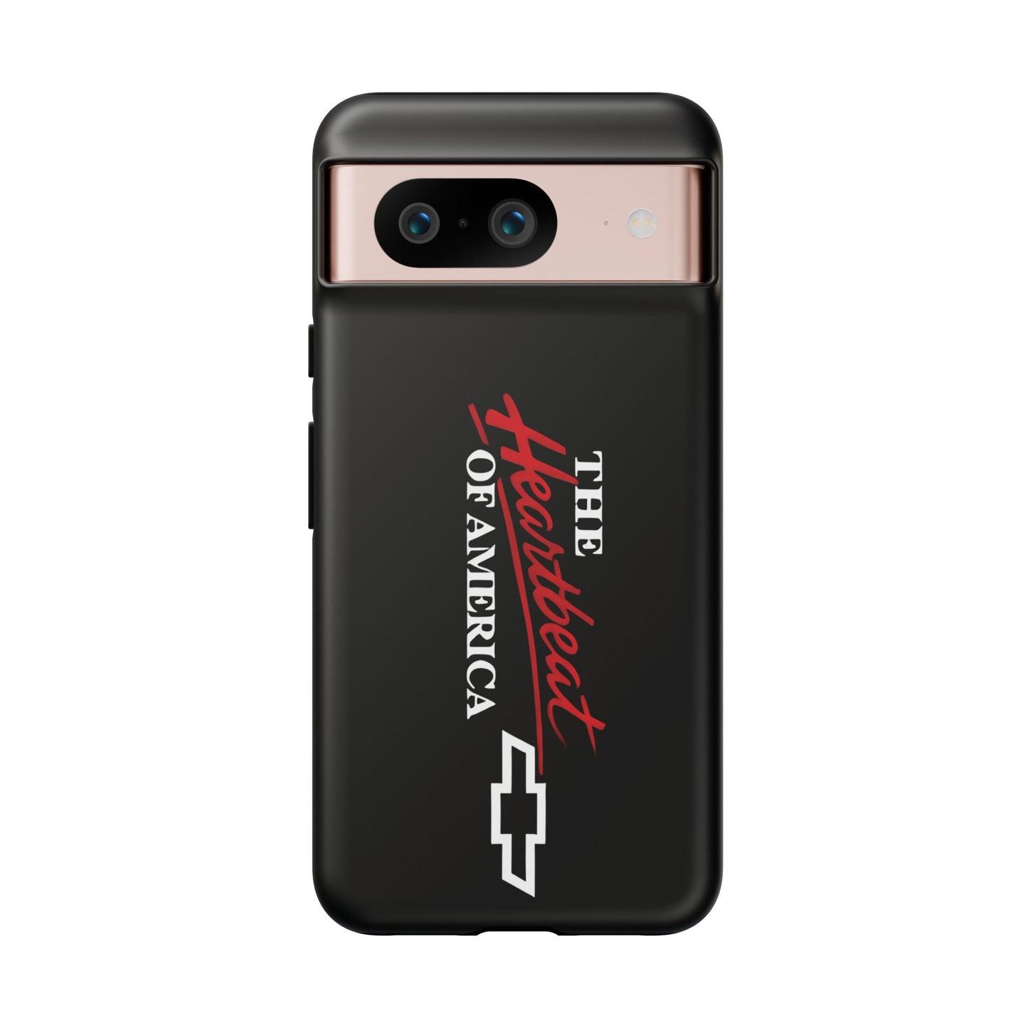Chevy Phone Case, Tough Cases for Car Lovers, Vintage Style Cover, Heartbeat