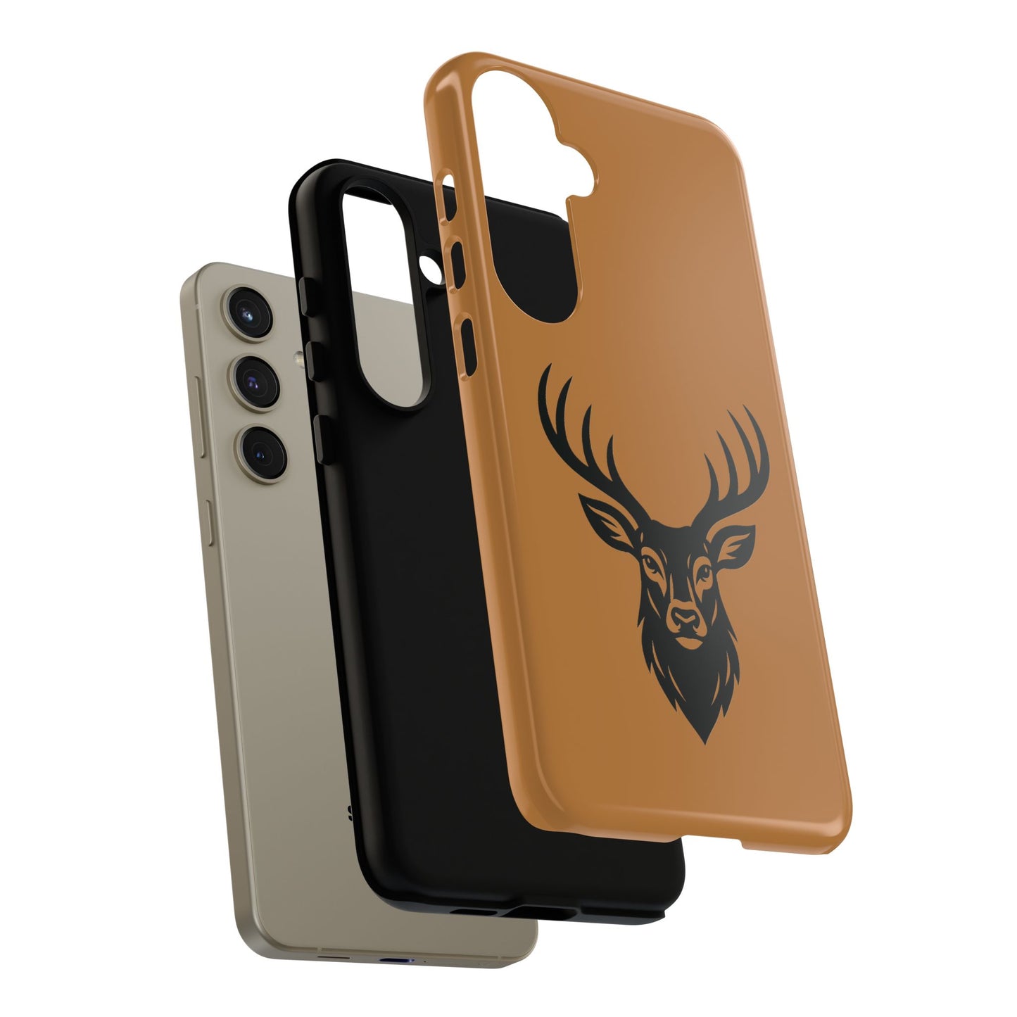 Phone Cases, Deer Buck with Antlers Wildlife Nature Design, Animal Lover Gift,