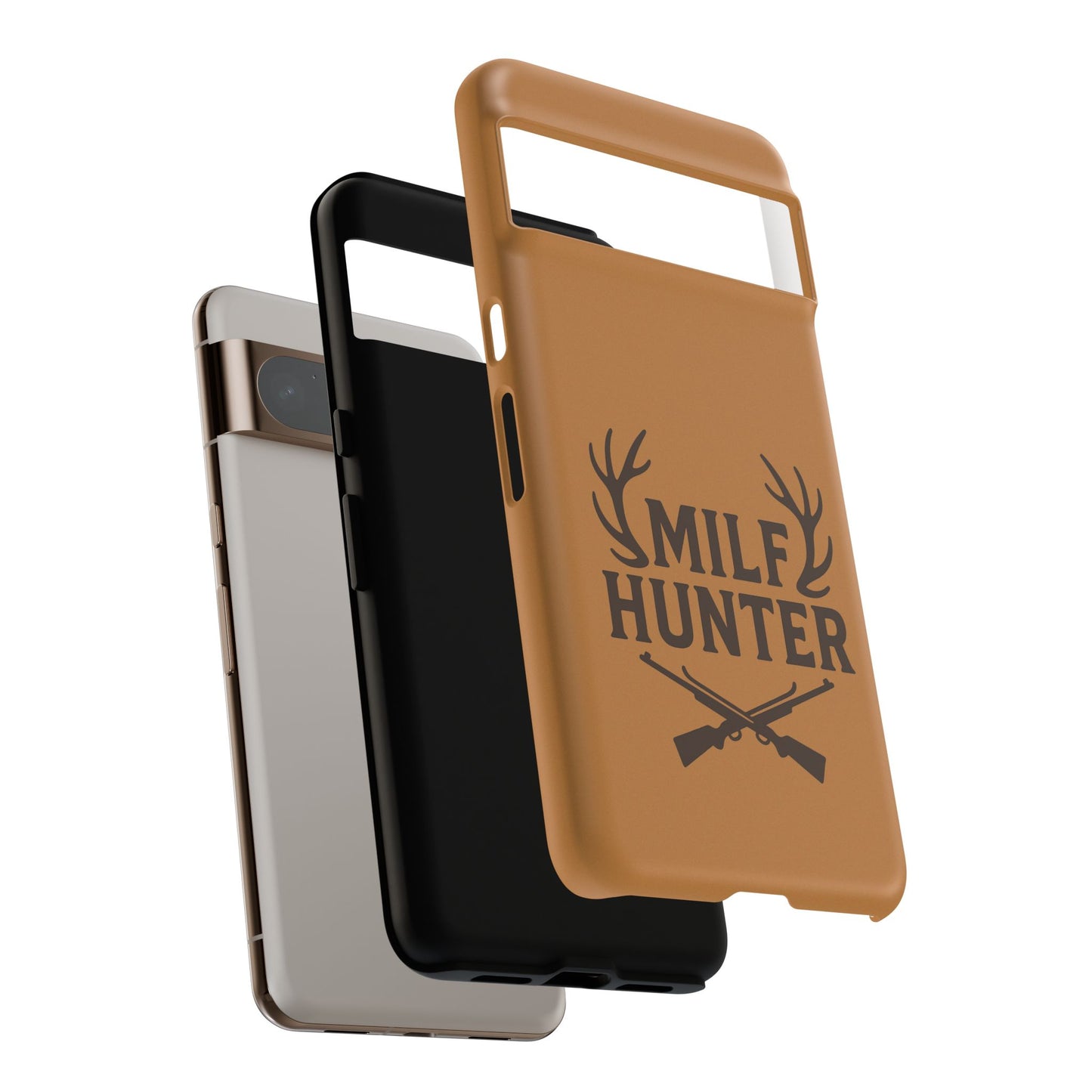 Phone Case, Funny Milf Hunter Design for Tough Cases, Rugged Protective Cover,