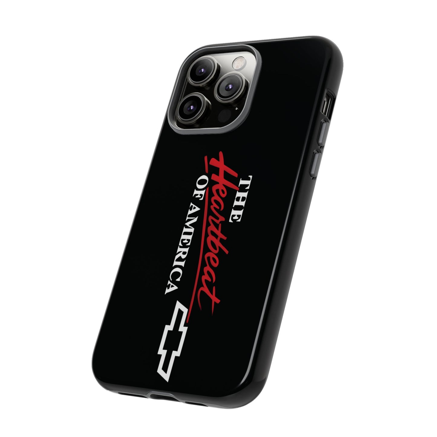 Chevy Phone Case, Tough Cases for Car Lovers, Vintage Style Cover, Heartbeat