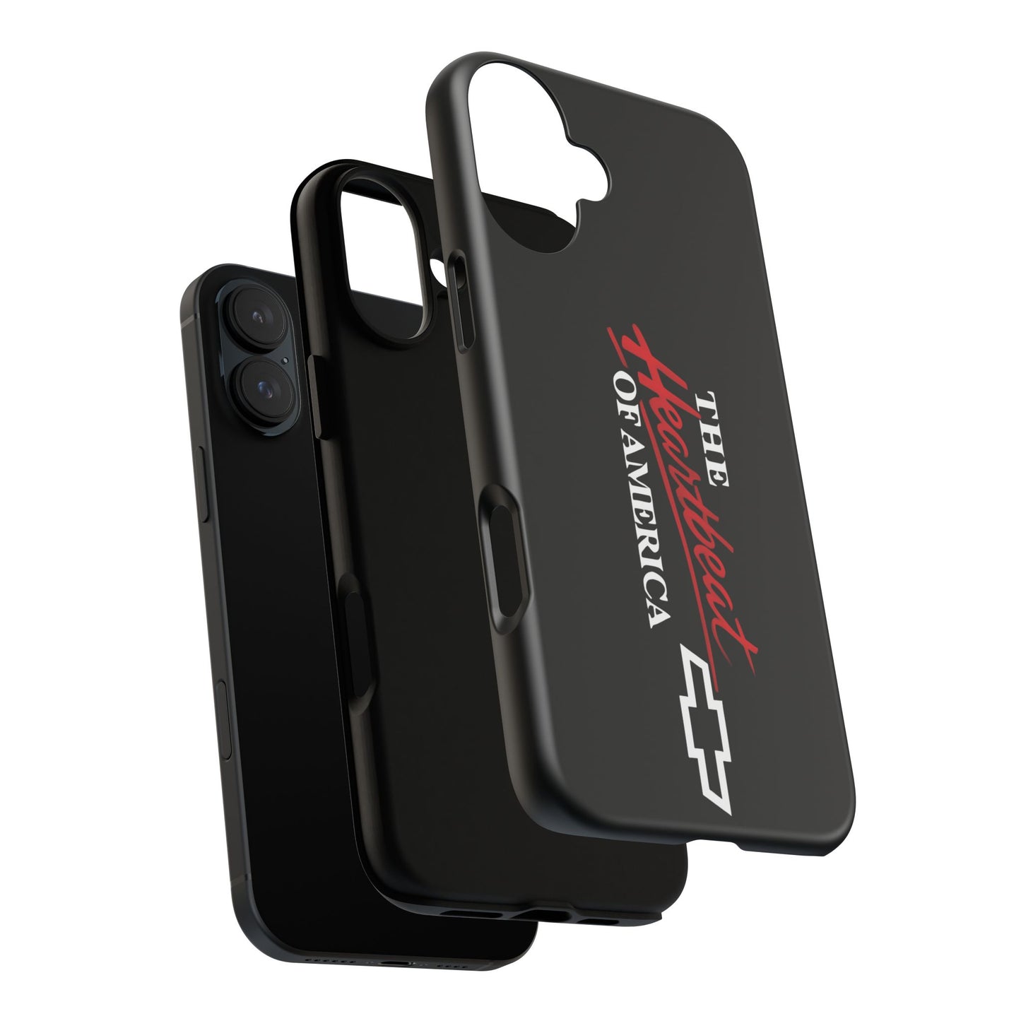 Chevy Phone Case, Tough Cases for Car Lovers, Vintage Style Cover, Heartbeat