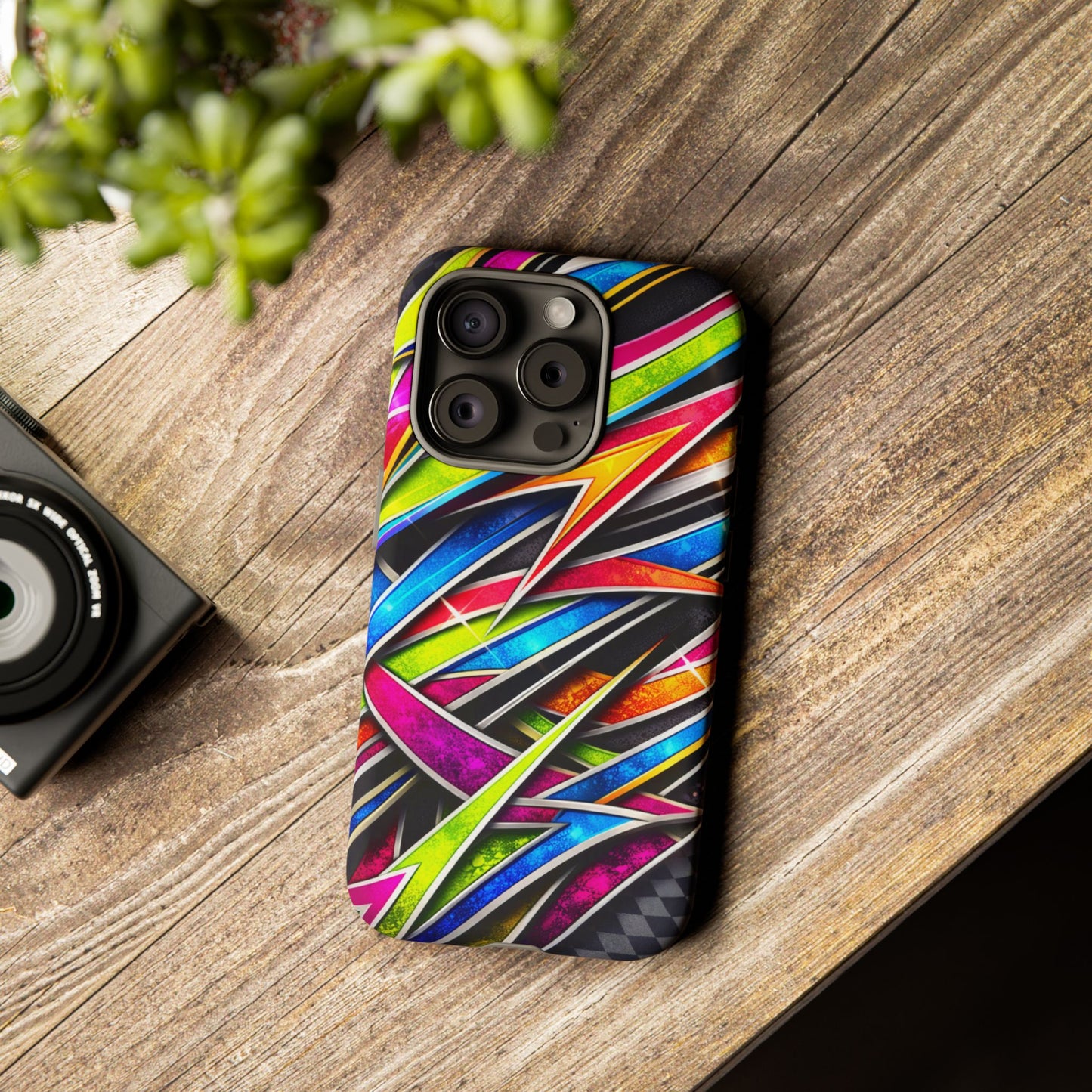 Minitruck Inspired Graphic Tough Phone Case – Impact Resistant