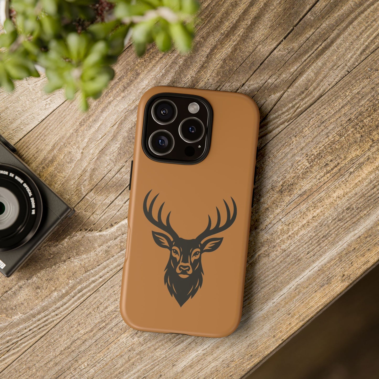 Phone Cases, Deer Buck with Antlers Wildlife Nature Design, Animal Lover Gift,