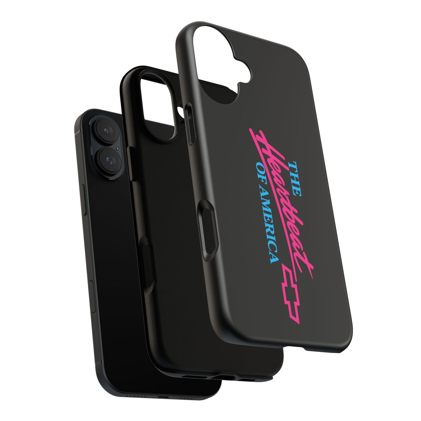 Phone Case — “The Heartbeat of America” Retro Chevy Logo, Slim Protective Cover