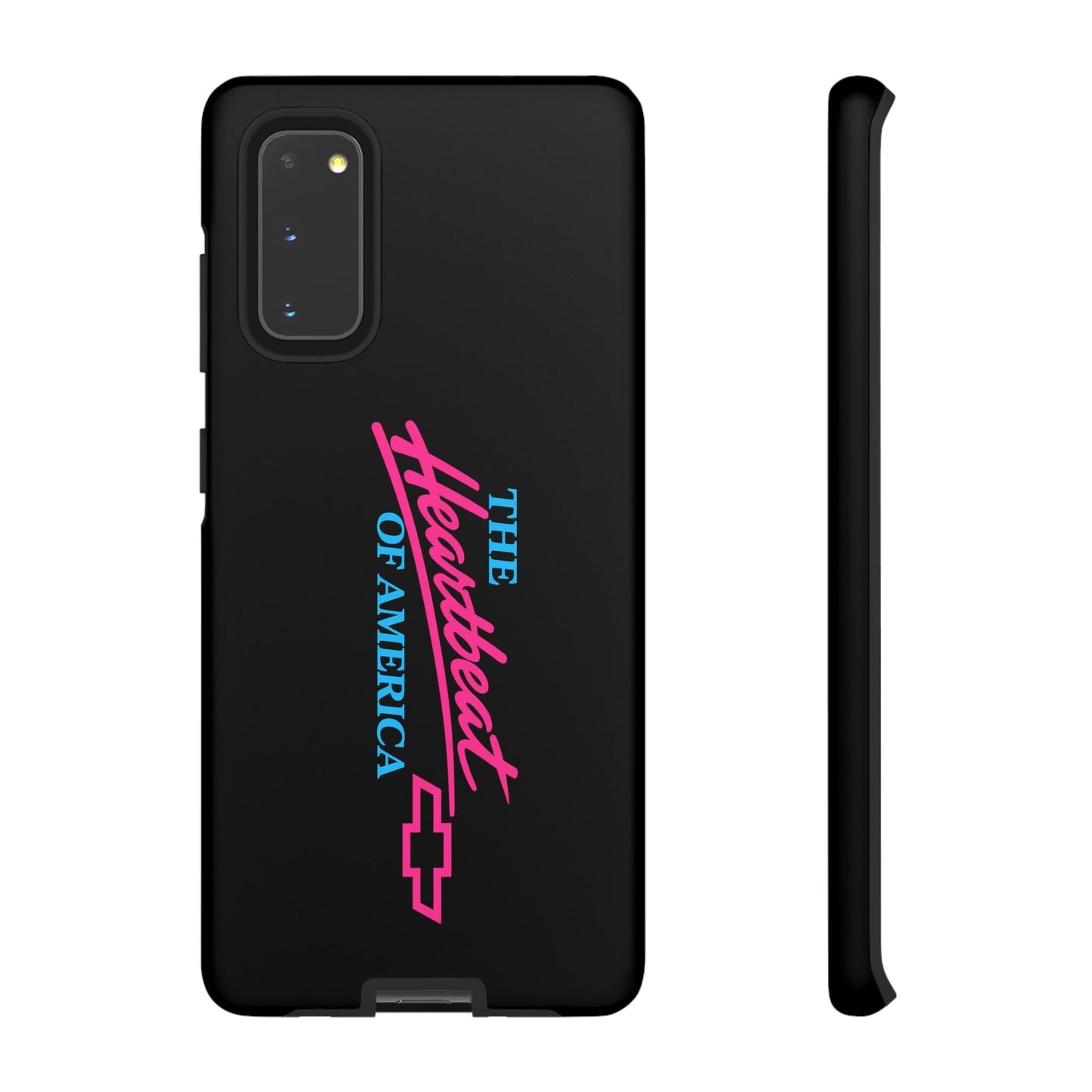 Phone Case — “The Heartbeat of America” Retro Chevy Logo, Slim Protective Cover