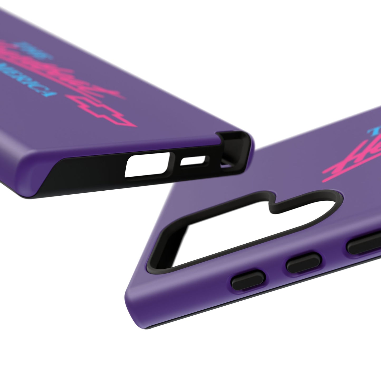 Purple  “The Heartbeat of America” Retro Chevy Logo, Slim Protective Cover