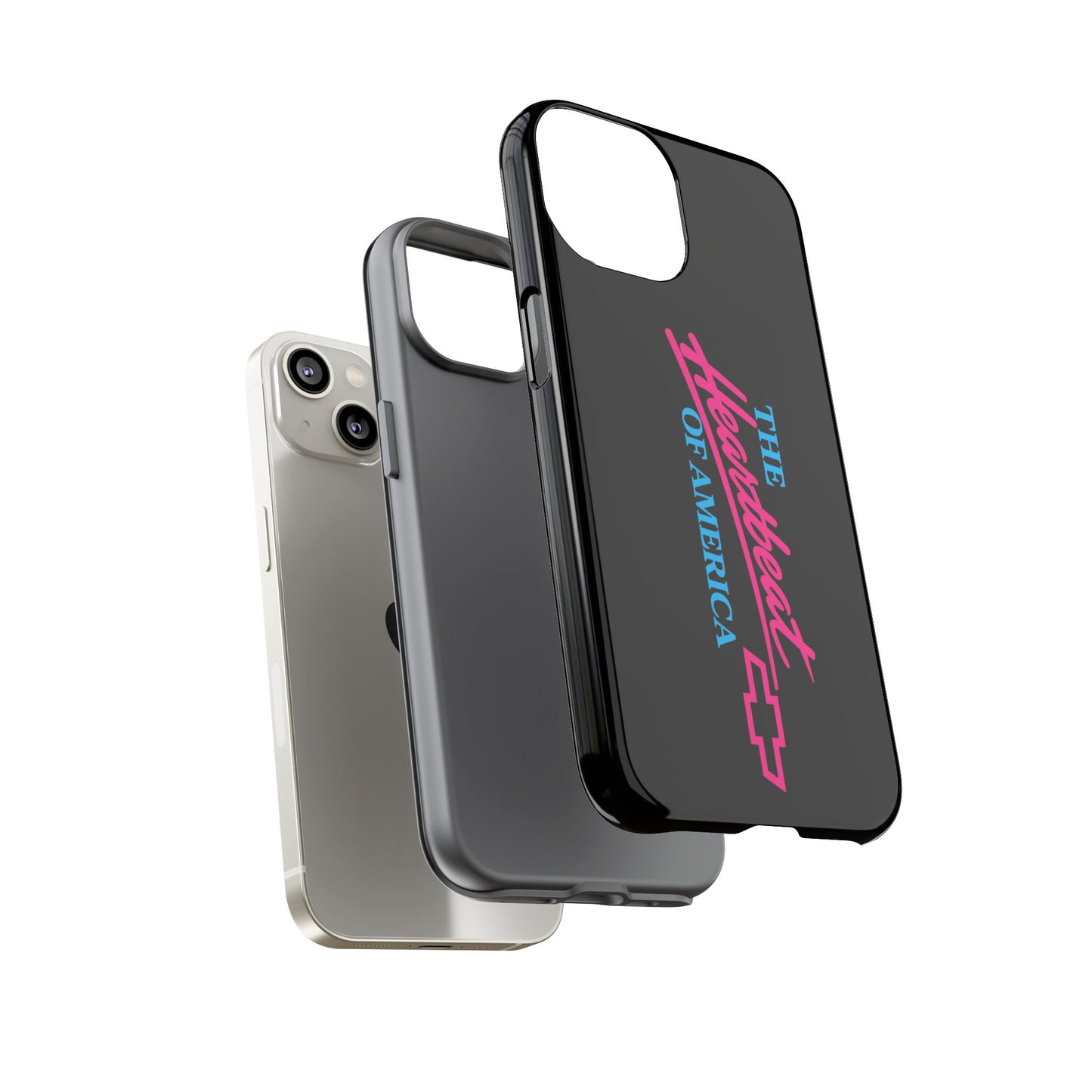 Phone Case — “The Heartbeat of America” Retro Chevy Logo, Slim Protective Cover