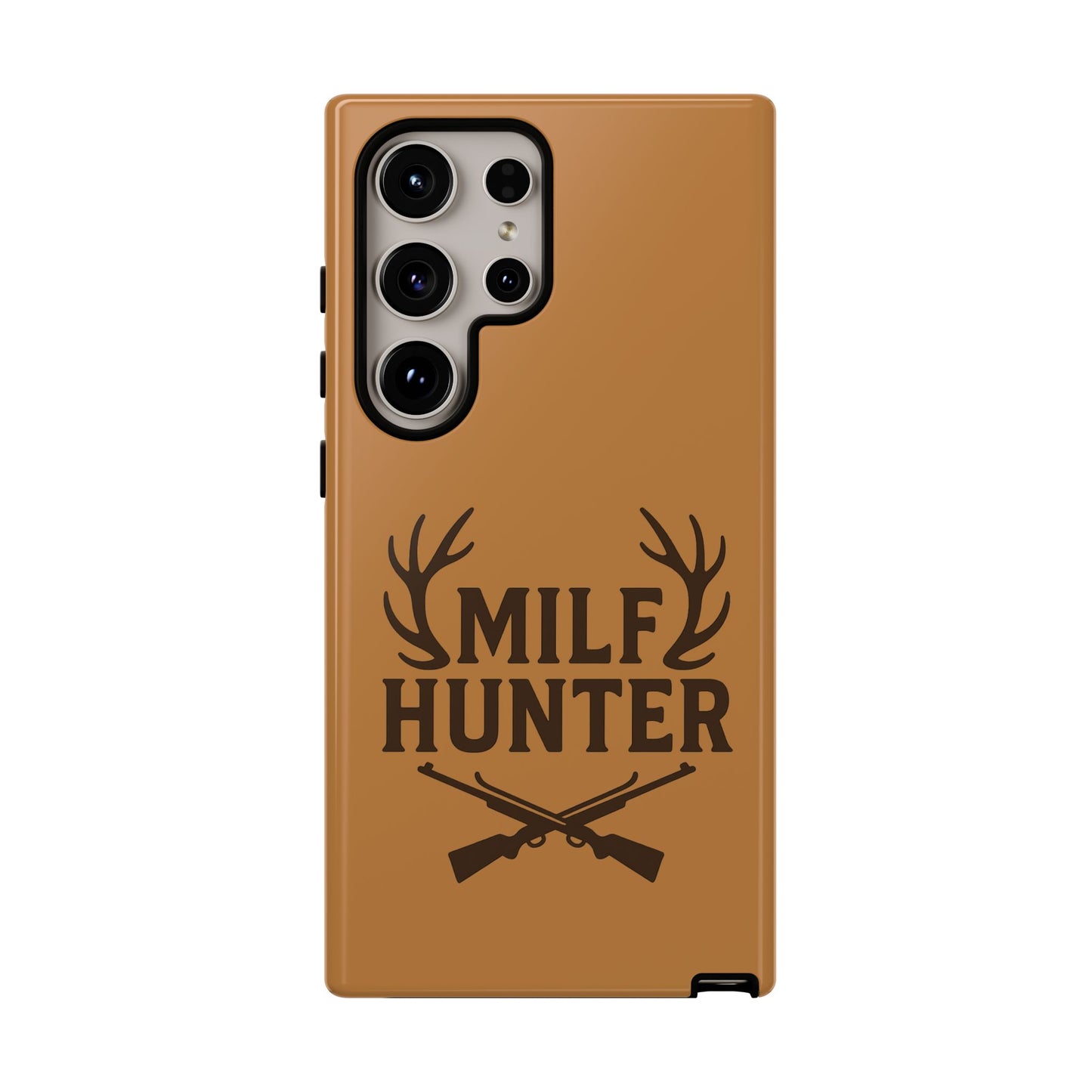 Phone Case, Funny Milf Hunter Design for Tough Cases, Rugged Protective Cover,