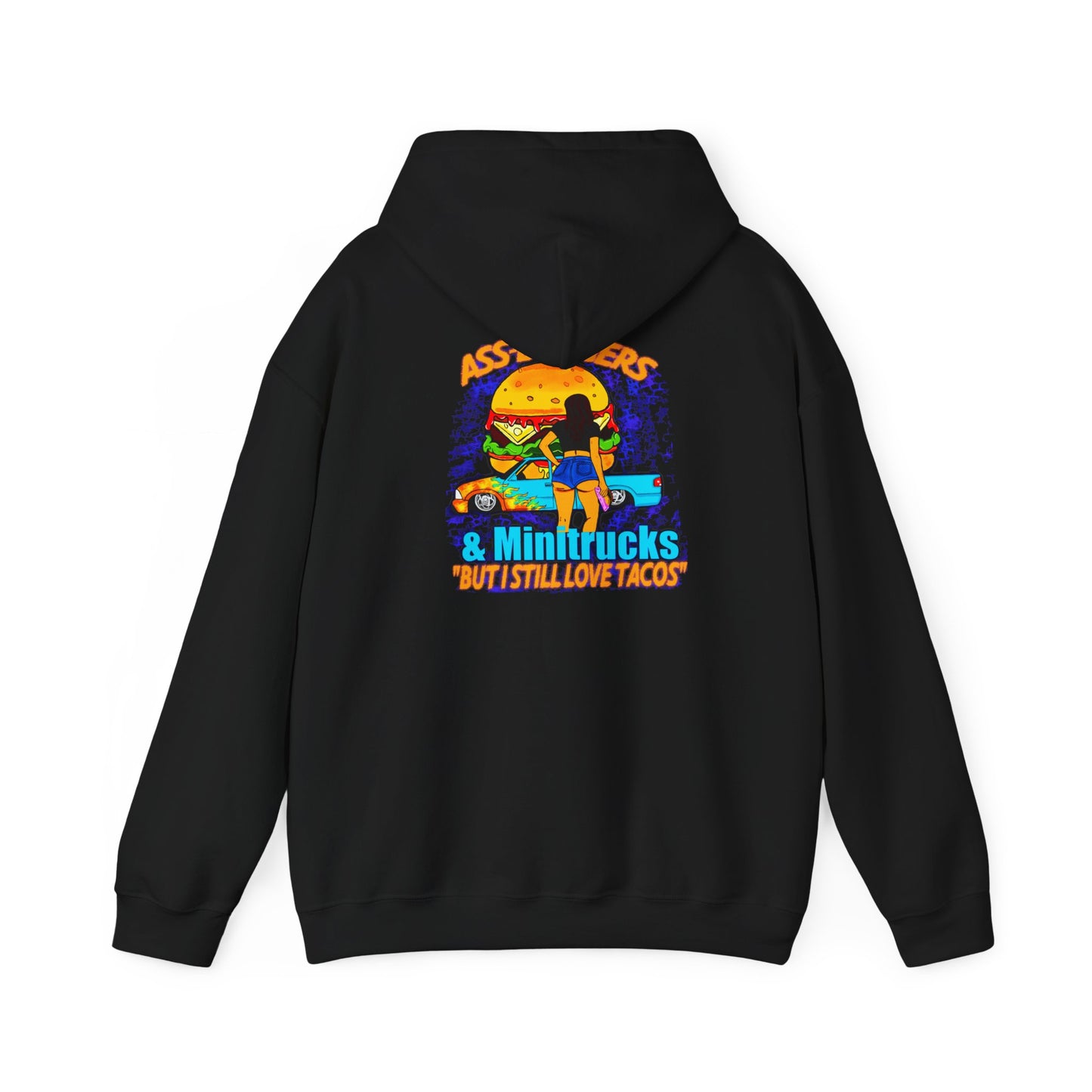Minitrucks and Tacos Hoodie — Vintage Truck Graphic Sweatshirt
