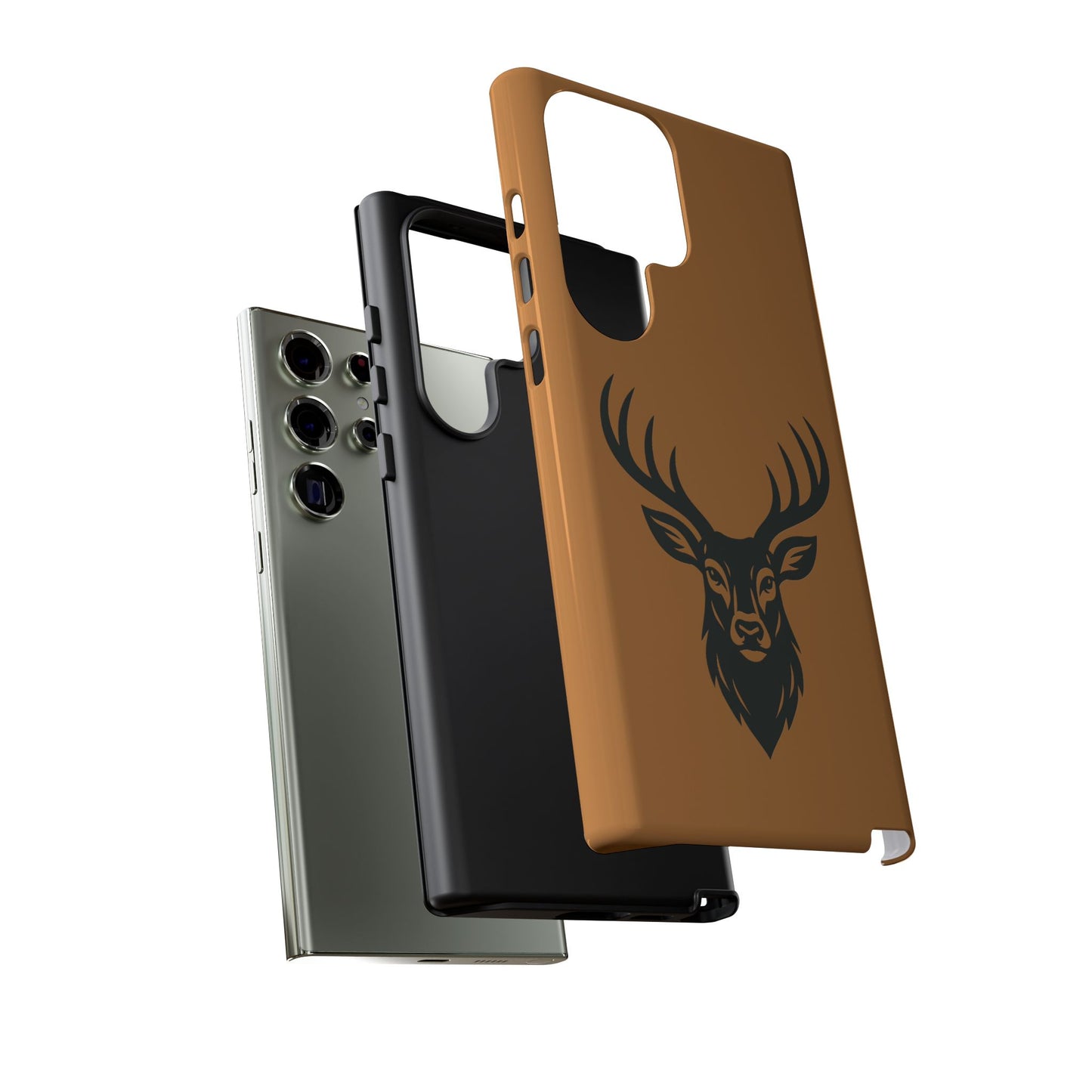 Phone Cases, Deer Buck with Antlers Wildlife Nature Design, Animal Lover Gift,