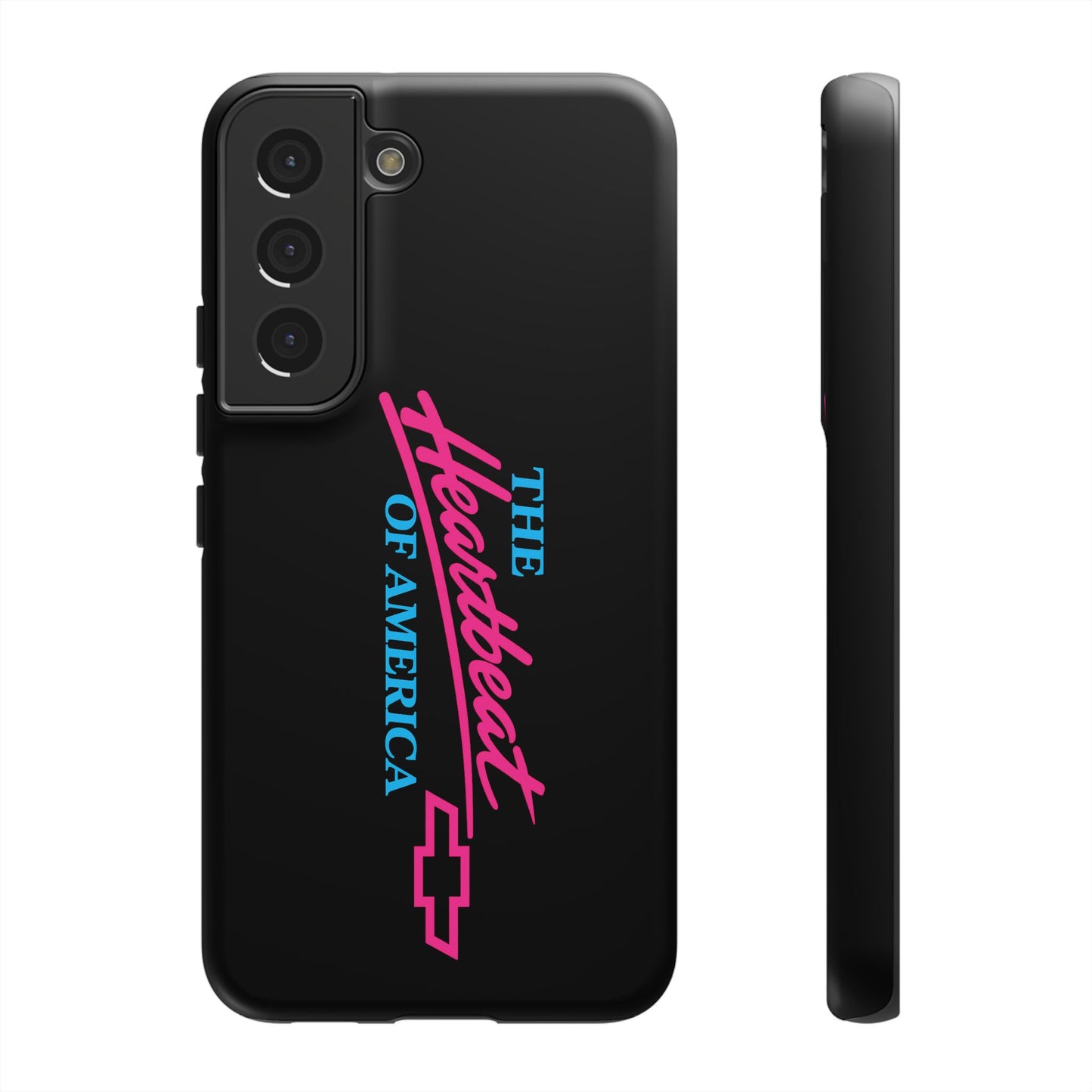 Phone Case — “The Heartbeat of America” Retro Chevy Logo, Slim Protective Cover
