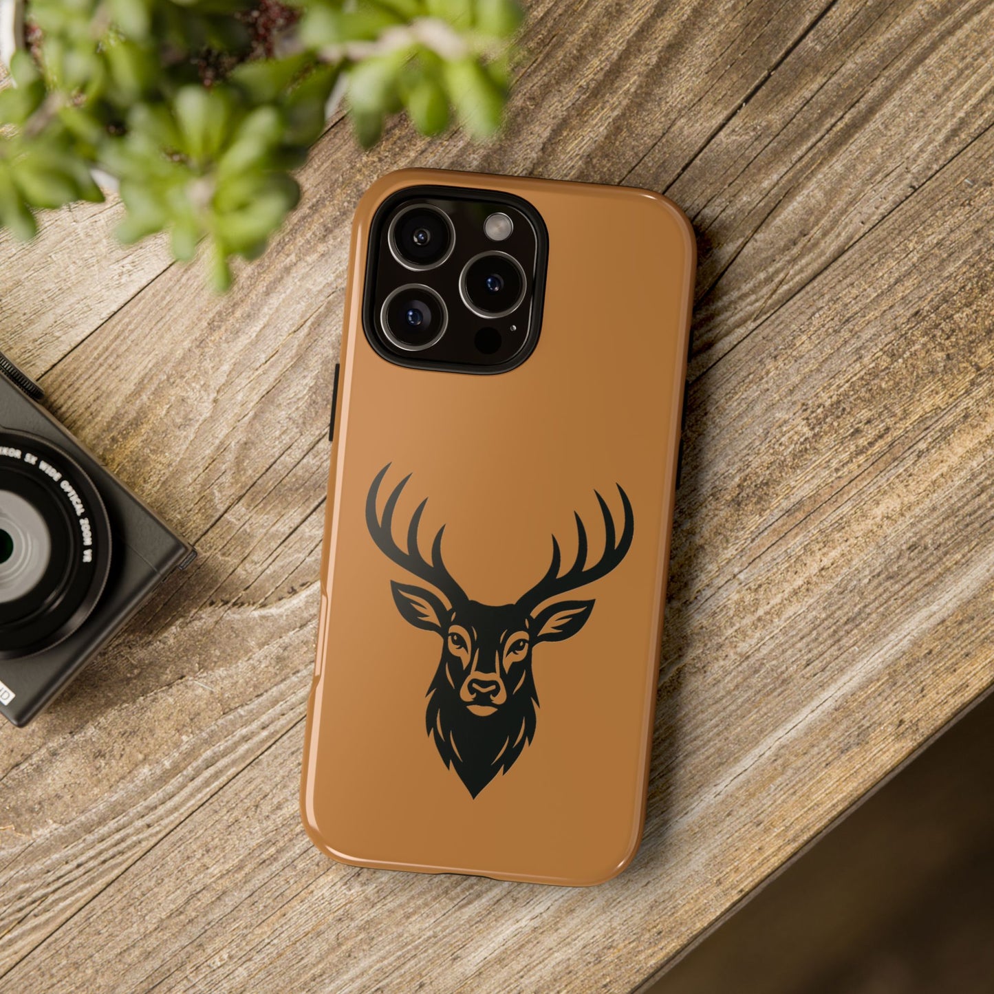 Phone Cases, Deer Buck with Antlers Wildlife Nature Design, Animal Lover Gift,