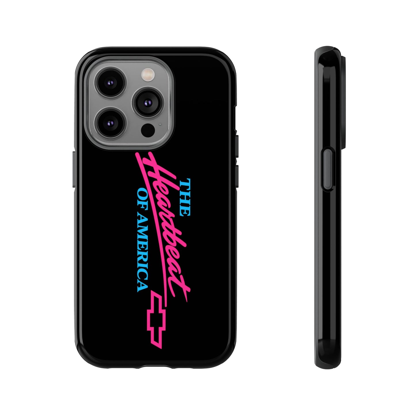 Phone Case — “The Heartbeat of America” Retro Chevy Logo, Slim Protective Cover