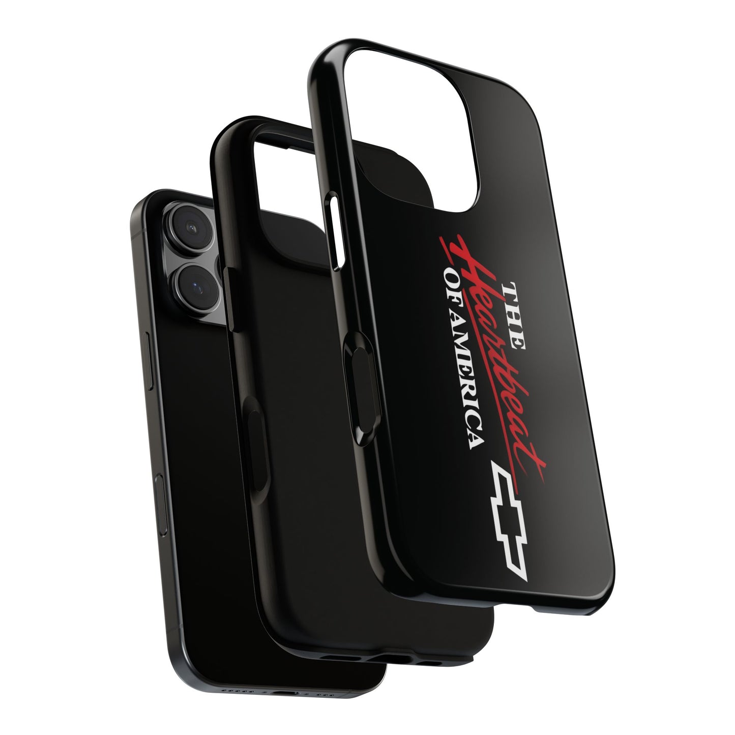Chevy Phone Case, Tough Cases for Car Lovers, Vintage Style Cover, Heartbeat