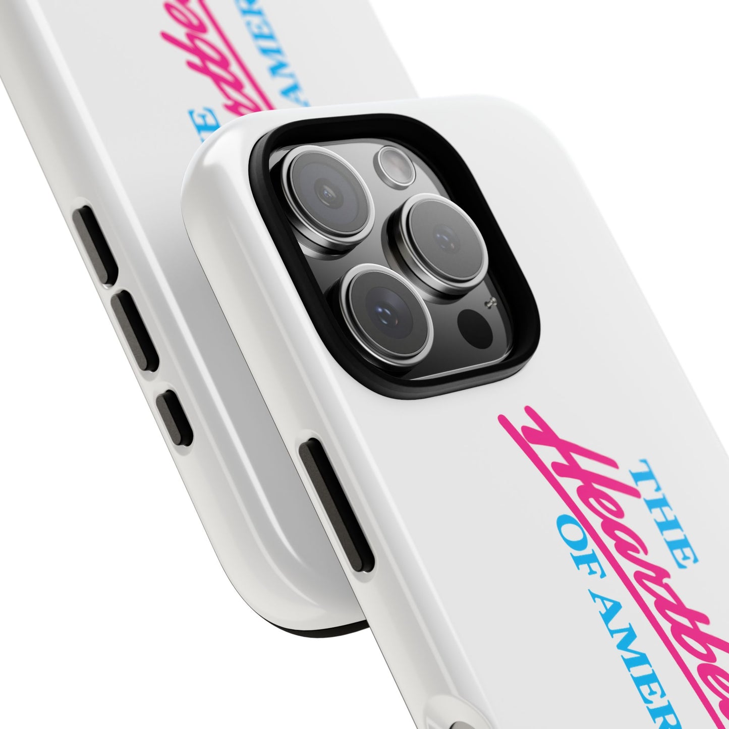 White  “The Heartbeat of America” Retro Chevy Logo, Slim Protective Cover