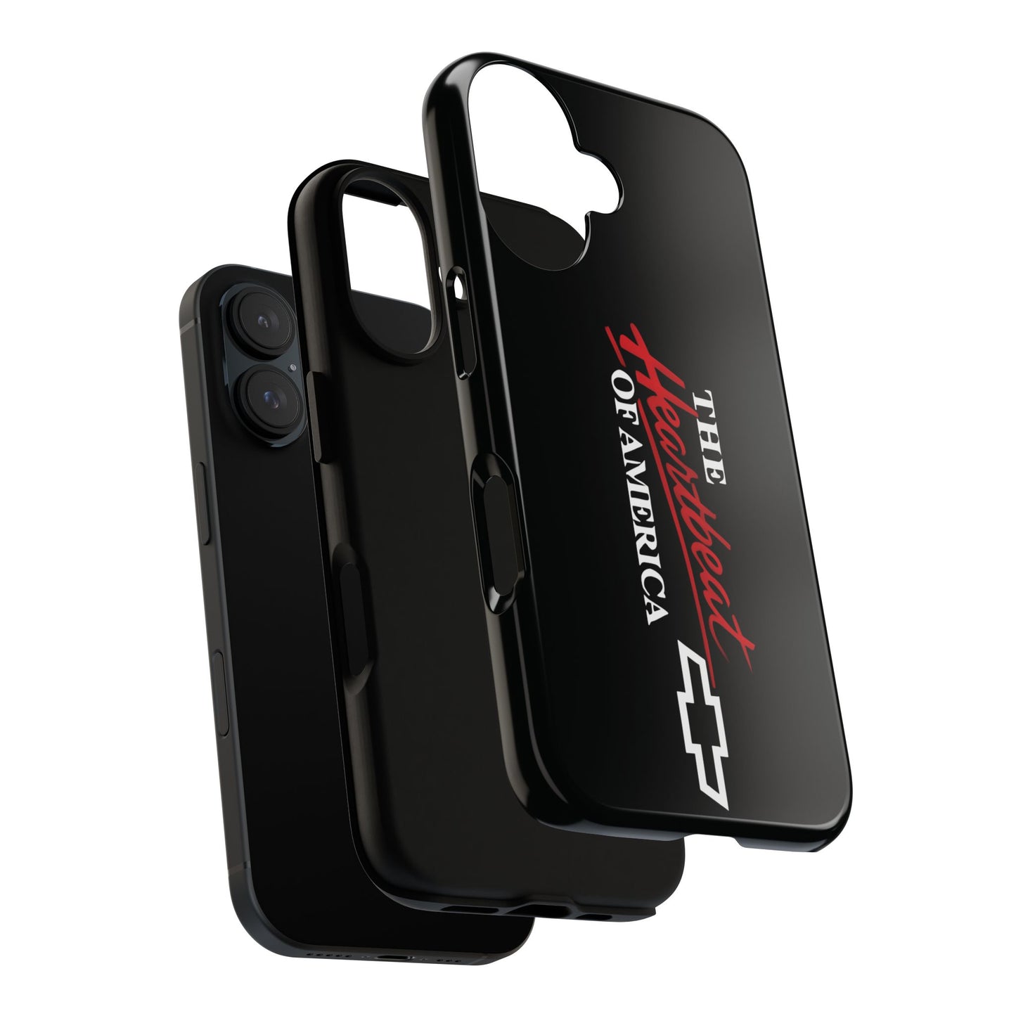Chevy Phone Case, Tough Cases for Car Lovers, Vintage Style Cover, Heartbeat