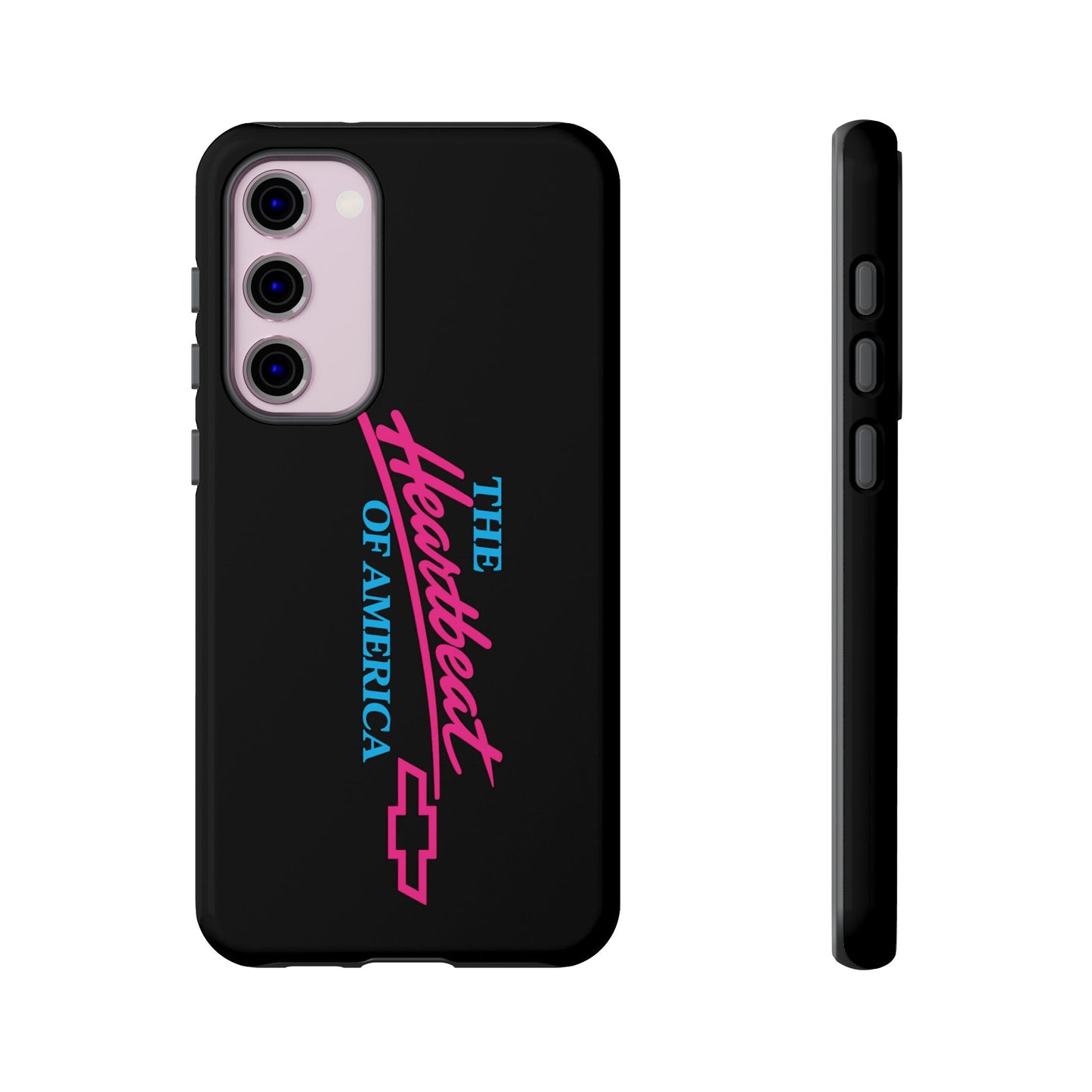 Phone Case — “The Heartbeat of America” Retro Chevy Logo, Slim Protective Cover