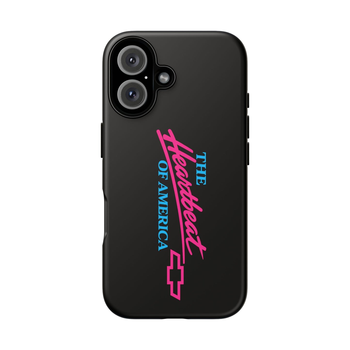 Phone Case — “The Heartbeat of America” Retro Chevy Logo, Slim Protective Cover