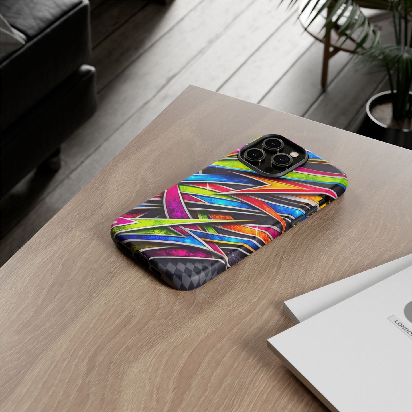 Minitruck Inspired Graphic Tough Phone Case – Impact Resistant