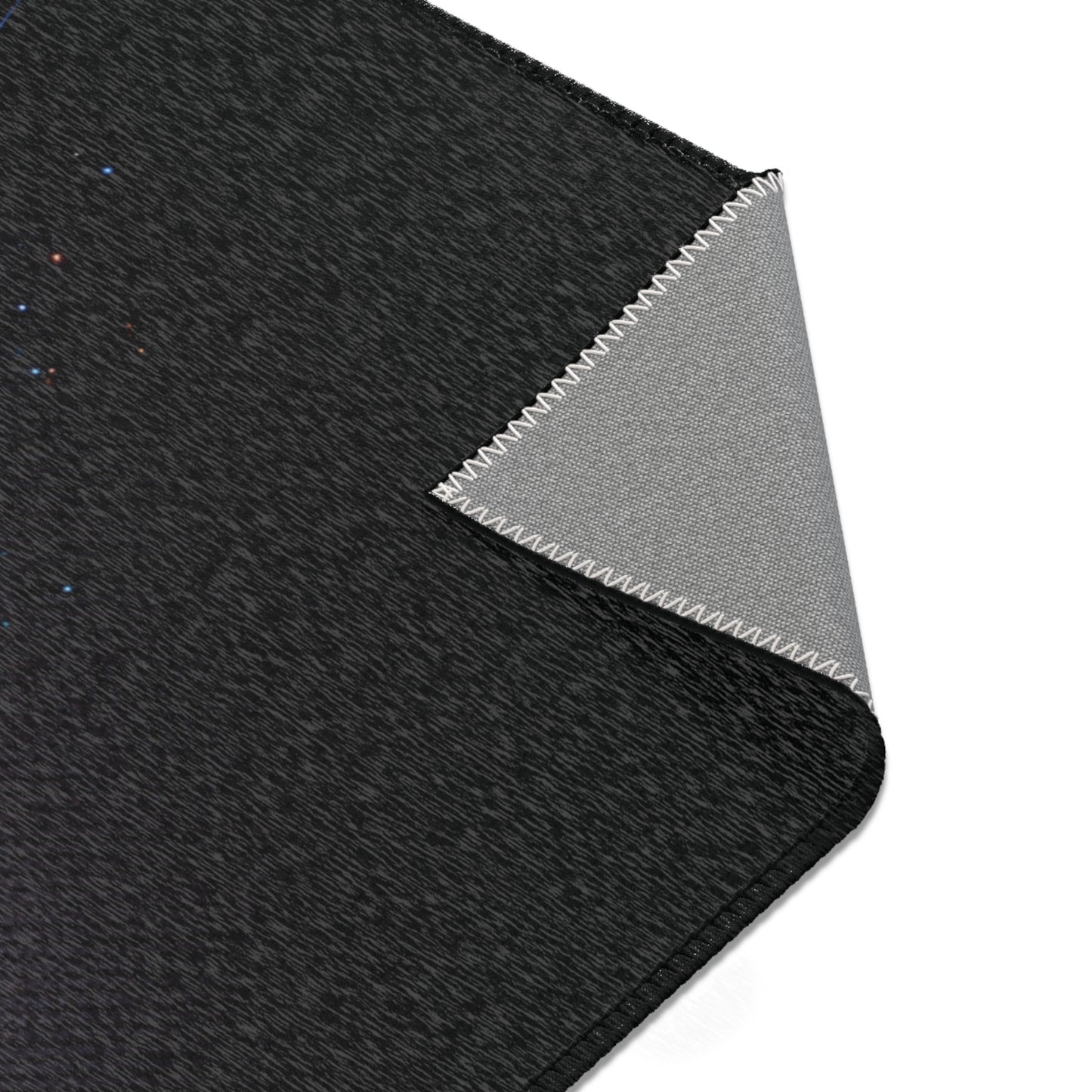 Galaxy Mini Truck Area Rug — Retro Minitruck Graphic Rug for Man Cave, Office & Art Studio