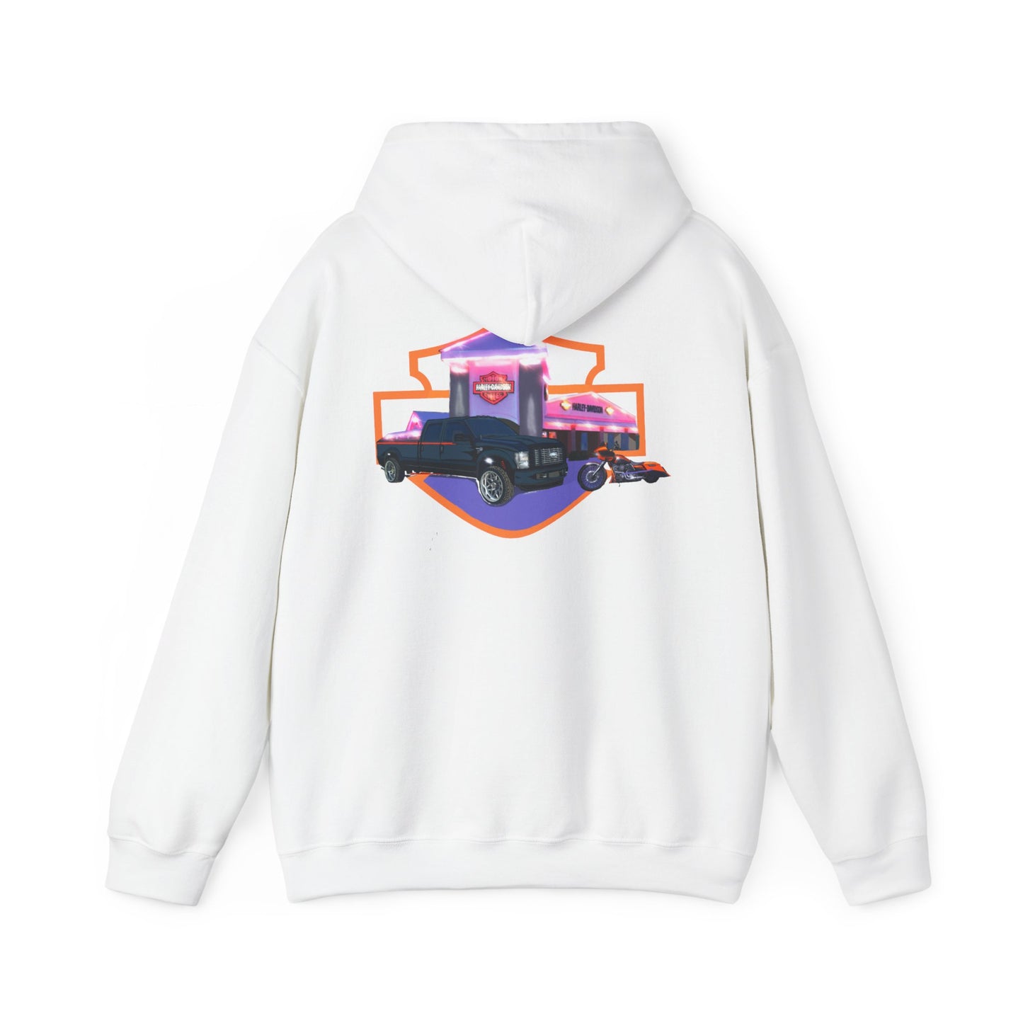 Harley Davidson Super Duty Hoodie — Motorcycle Logo Pullover