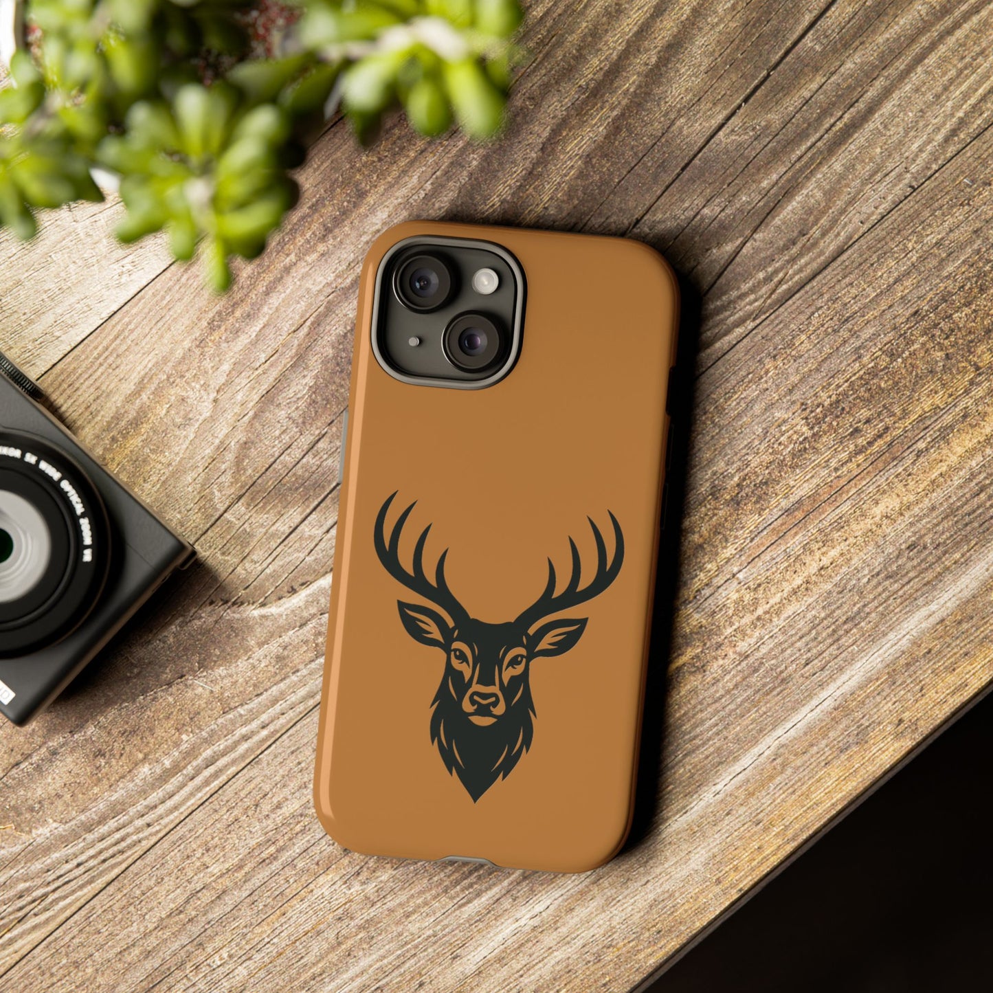 Phone Cases, Deer Buck with Antlers Wildlife Nature Design, Animal Lover Gift,