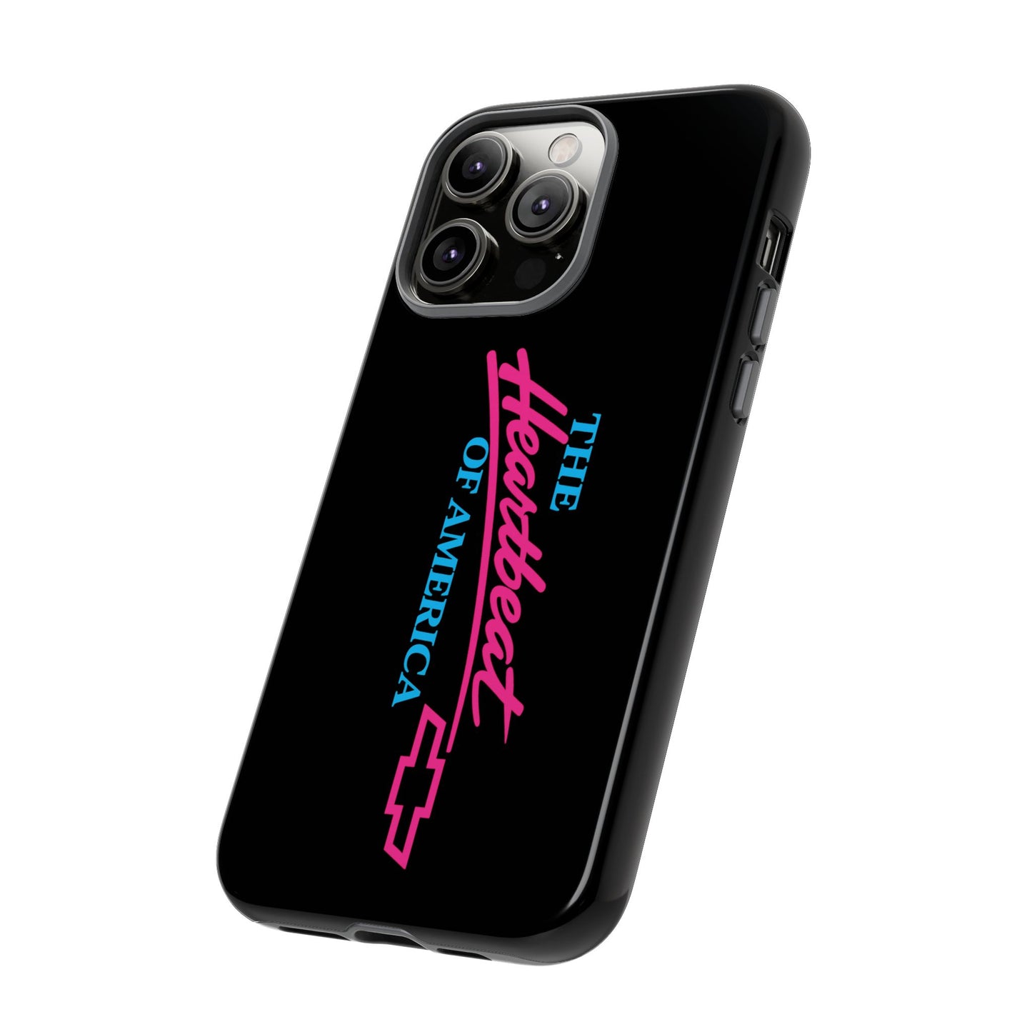 Phone Case — “The Heartbeat of America” Retro Chevy Logo, Slim Protective Cover
