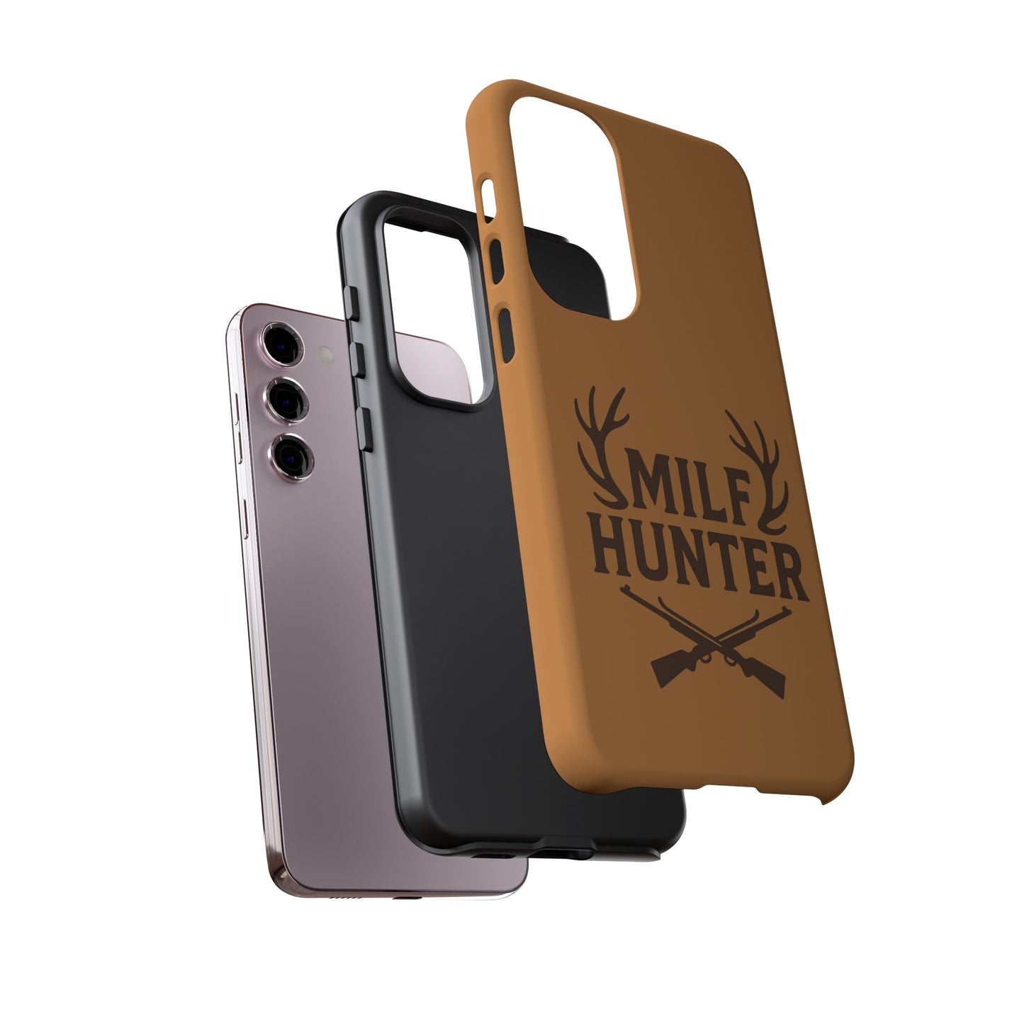 Phone Case, Funny Milf Hunter Design for Tough Cases, Rugged Protective Cover,