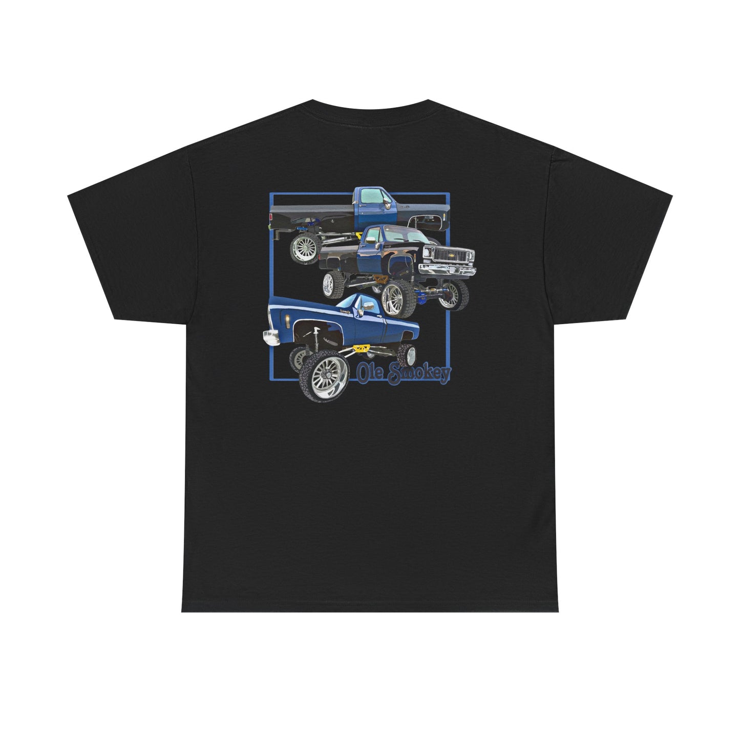 Classic Chevy Truck Tee — Vintage Blue Pickup Graphic Shirt