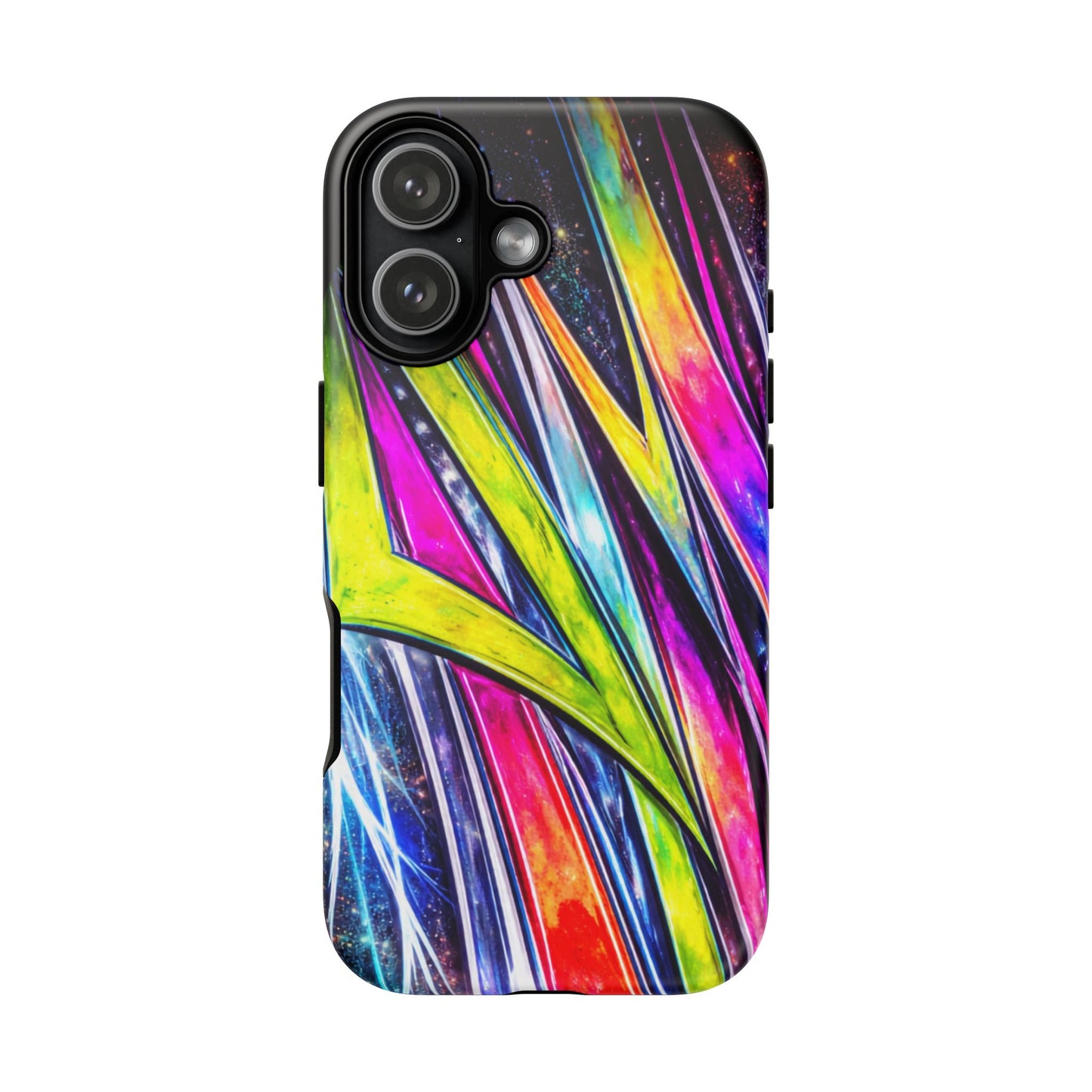 Neon Graffiti Phone Case | Tough Case, Vivid Abstract Street Art