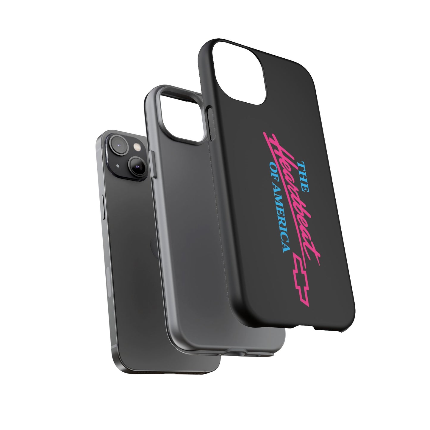 Phone Case — “The Heartbeat of America” Retro Chevy Logo, Slim Protective Cover