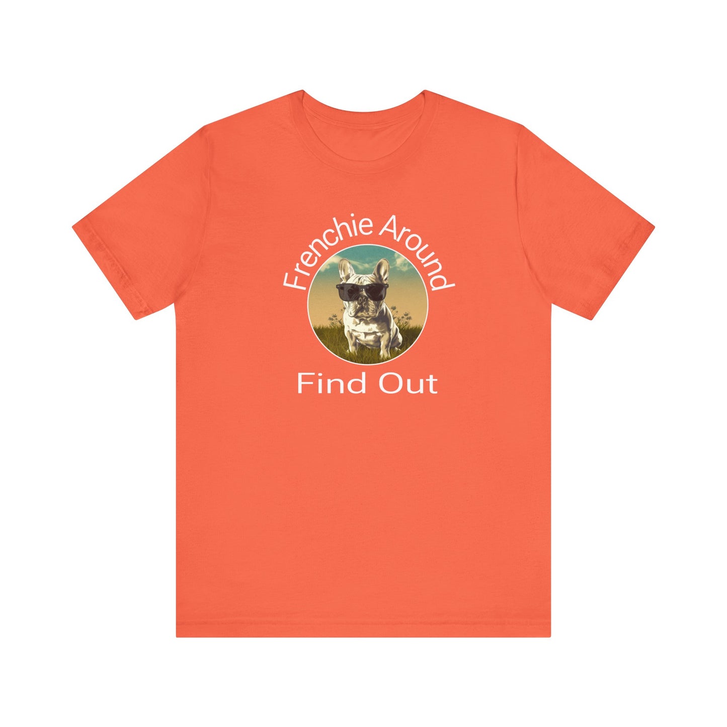 French Bulldog Unisex Tee, Dog Lover Shirt, Animal Graphic Tee, Short Sleeve