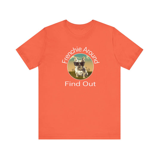 French Bulldog Unisex Tee, Dog Lover Shirt, Animal Graphic Tee, Short Sleeve