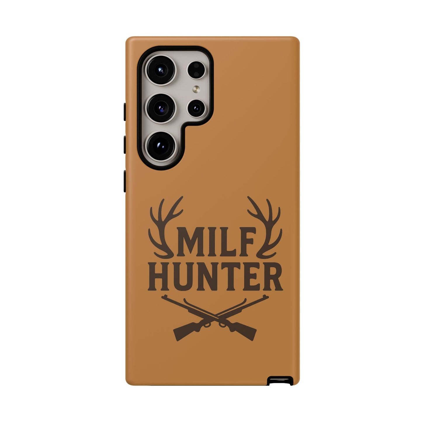 Phone Case, Funny Milf Hunter Design for Tough Cases, Rugged Protective Cover,