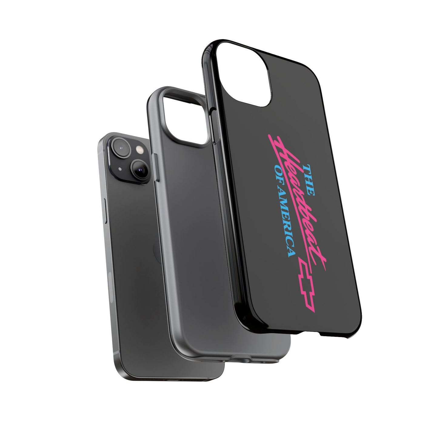 Phone Case — “The Heartbeat of America” Retro Chevy Logo, Slim Protective Cover