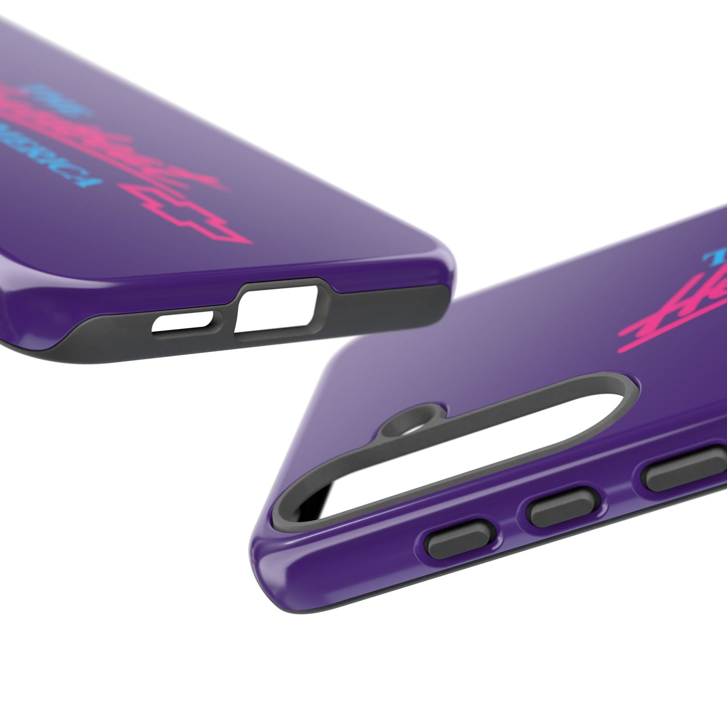 Purple  “The Heartbeat of America” Retro Chevy Logo, Slim Protective Cover
