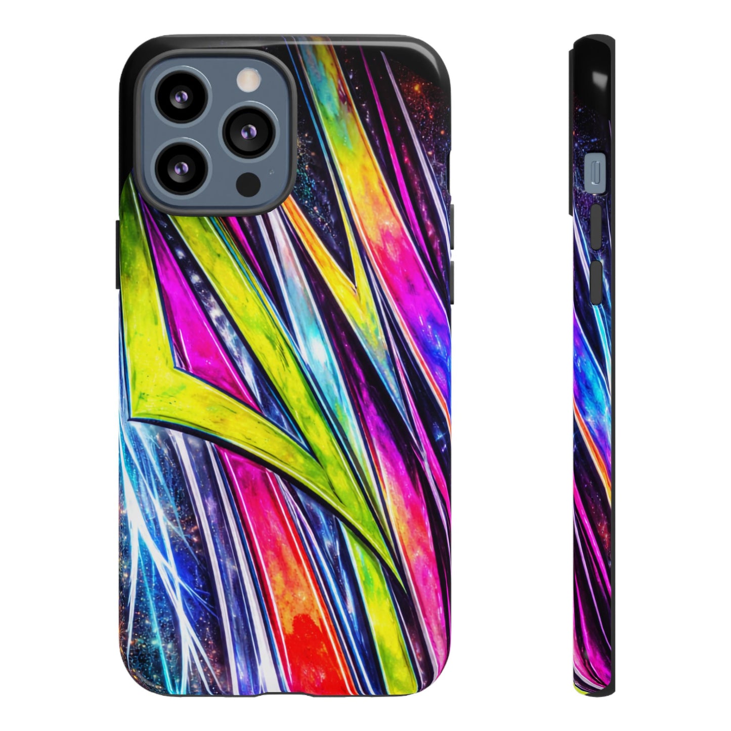 Neon Graffiti Phone Case | Tough Case, Vivid Abstract Street Art