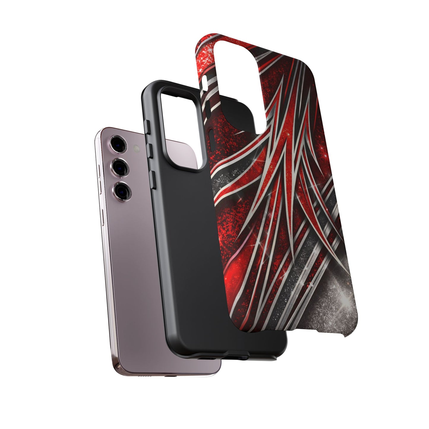Mini Truck Inspired Pinstripe Graphic Heavy Duty Phone Case