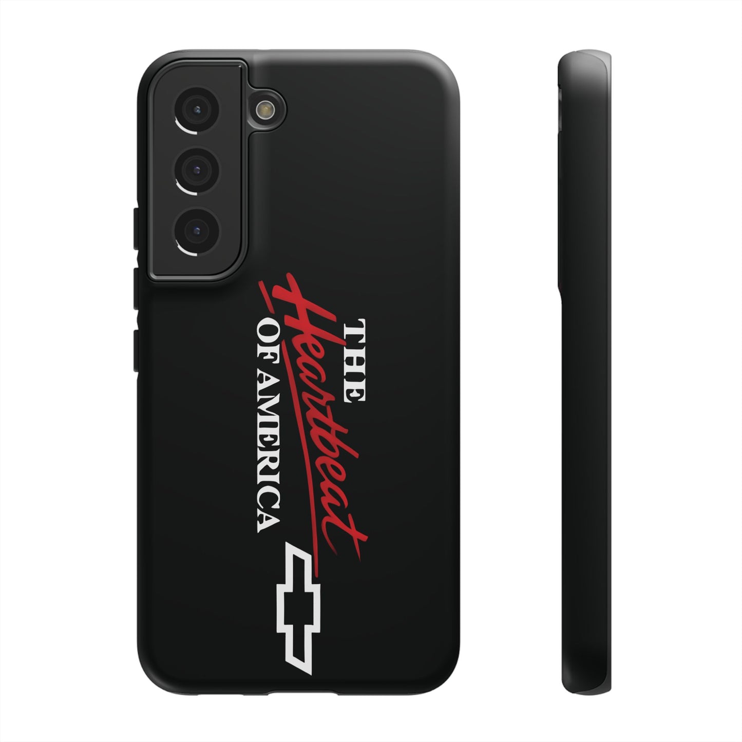 Chevy Phone Case, Tough Cases for Car Lovers, Vintage Style Cover, Heartbeat