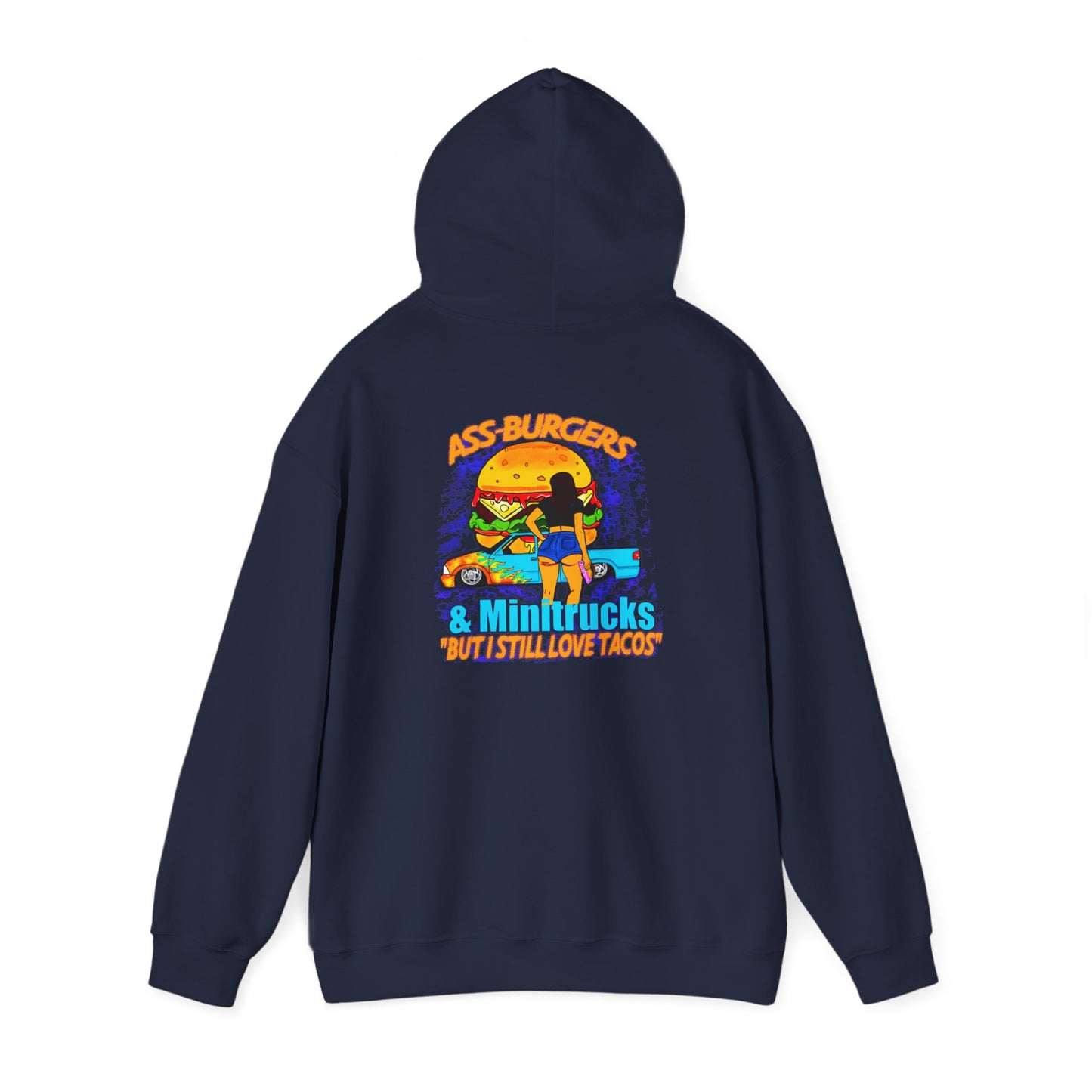 Minitrucks and Tacos Hoodie — Vintage Truck Graphic Sweatshirt