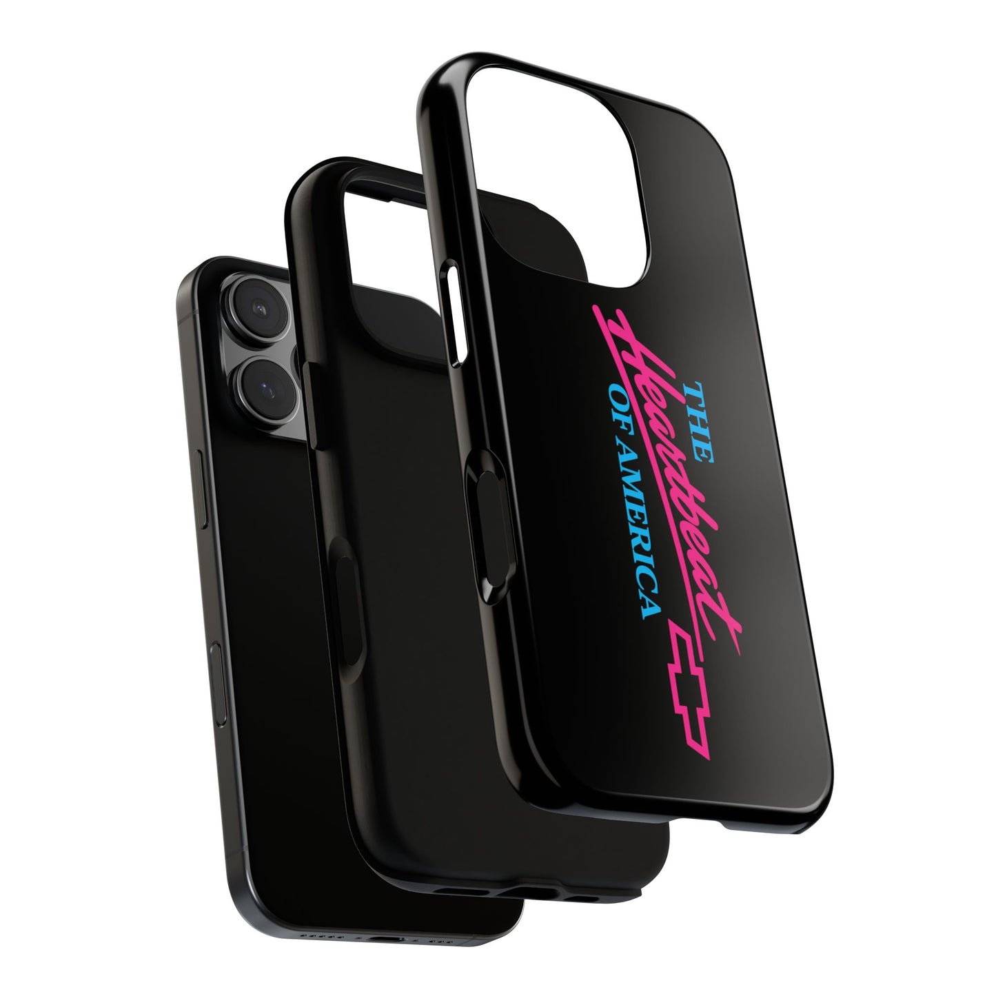 Phone Case — “The Heartbeat of America” Retro Chevy Logo, Slim Protective Cover